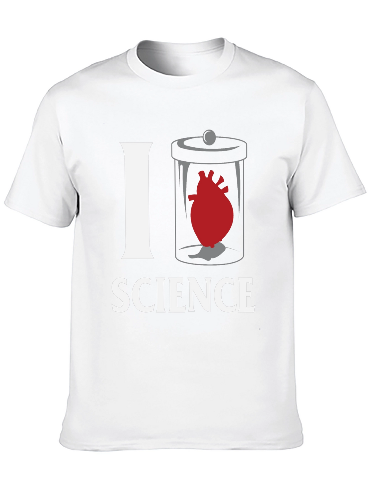 I Heart Science T-Shirt - Novelty Anatomy Tee