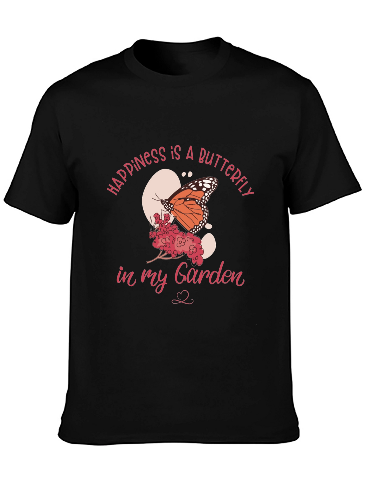 Happiness Butterfly Garden Graphic Tee