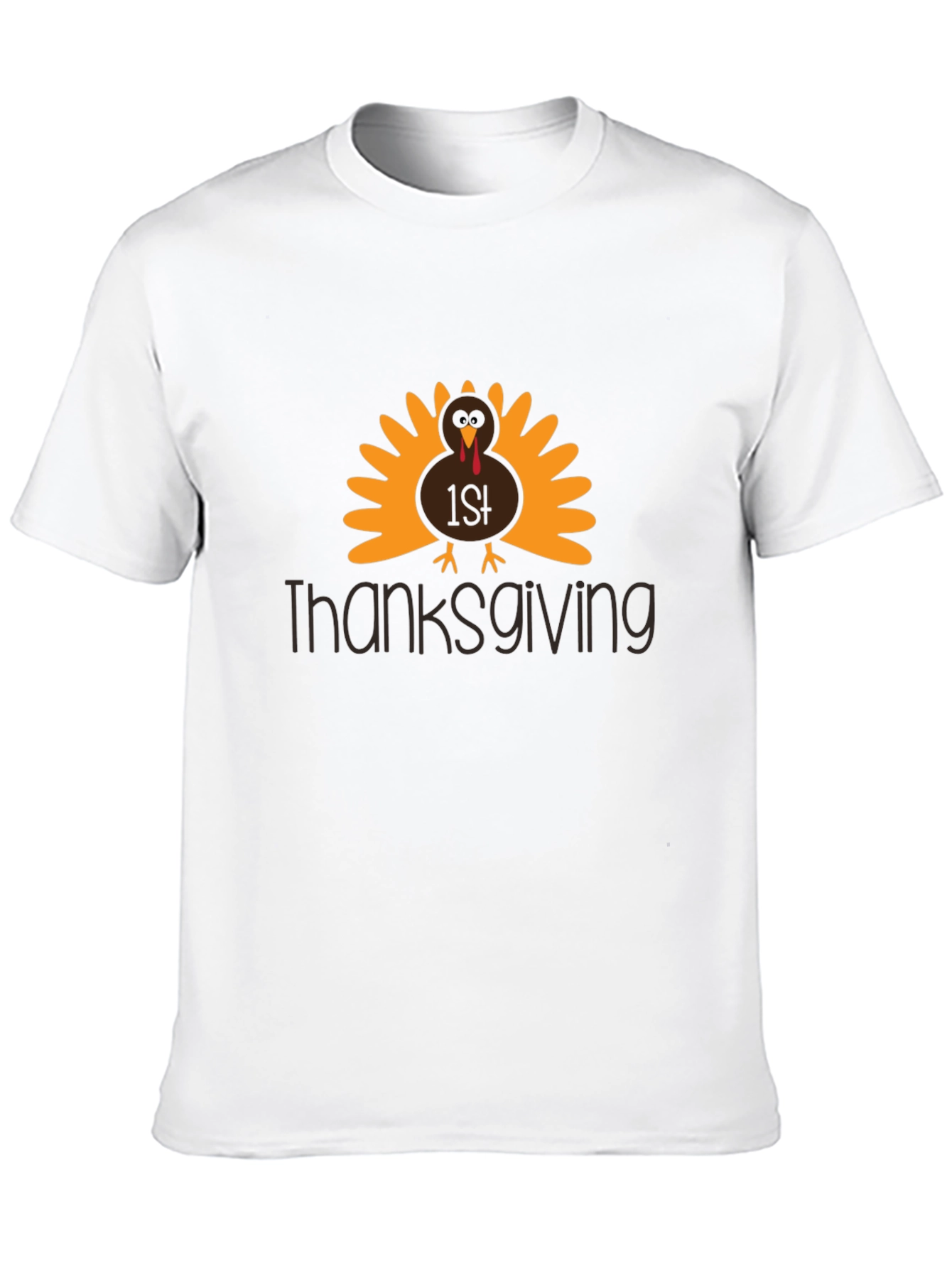 Thanksgiving 1st Turkey Black T-Shirt