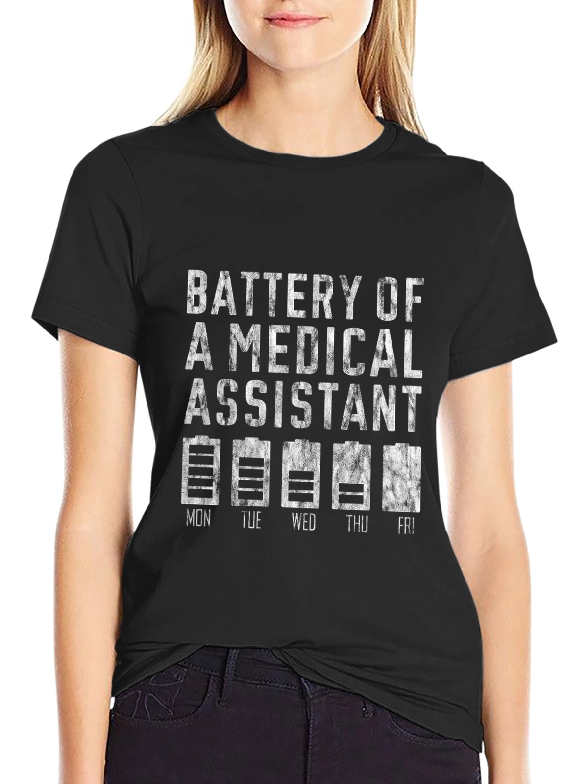 Medical Assistant Battery Level T-Shirt