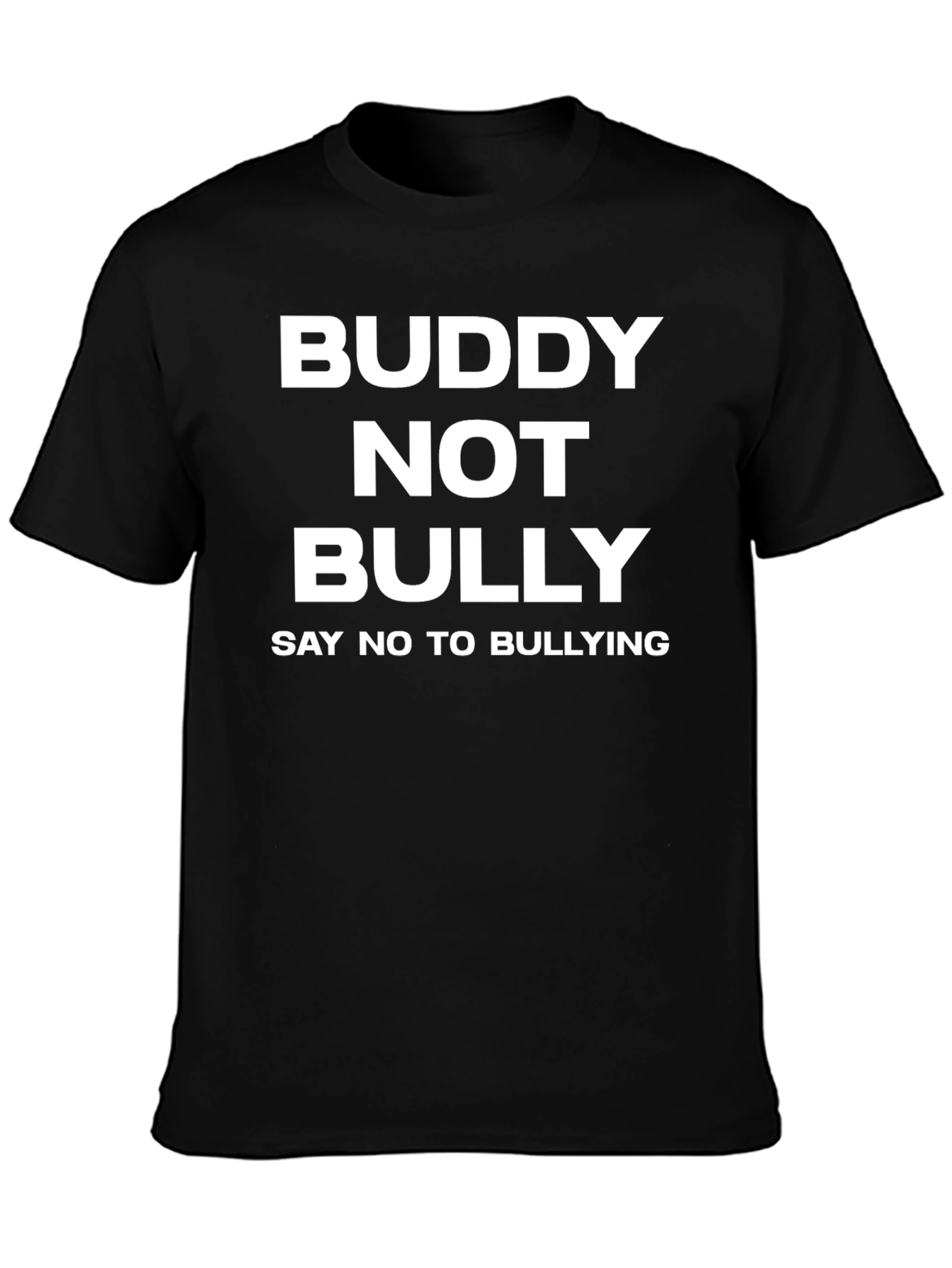 Buddy Not Bully Graphic Tee - Anti-Bullying T-Shirt