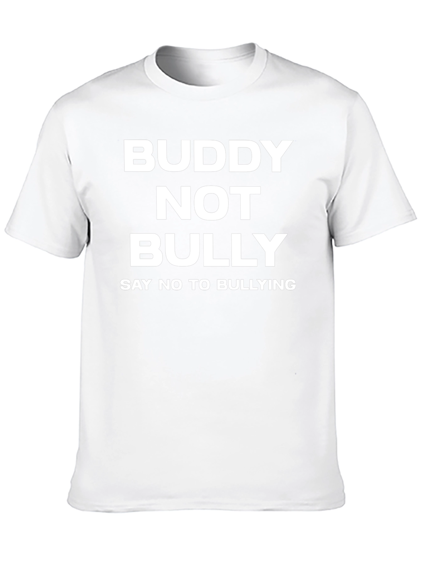 Buddy Not Bully Graphic Tee - Anti-Bullying T-Shirt