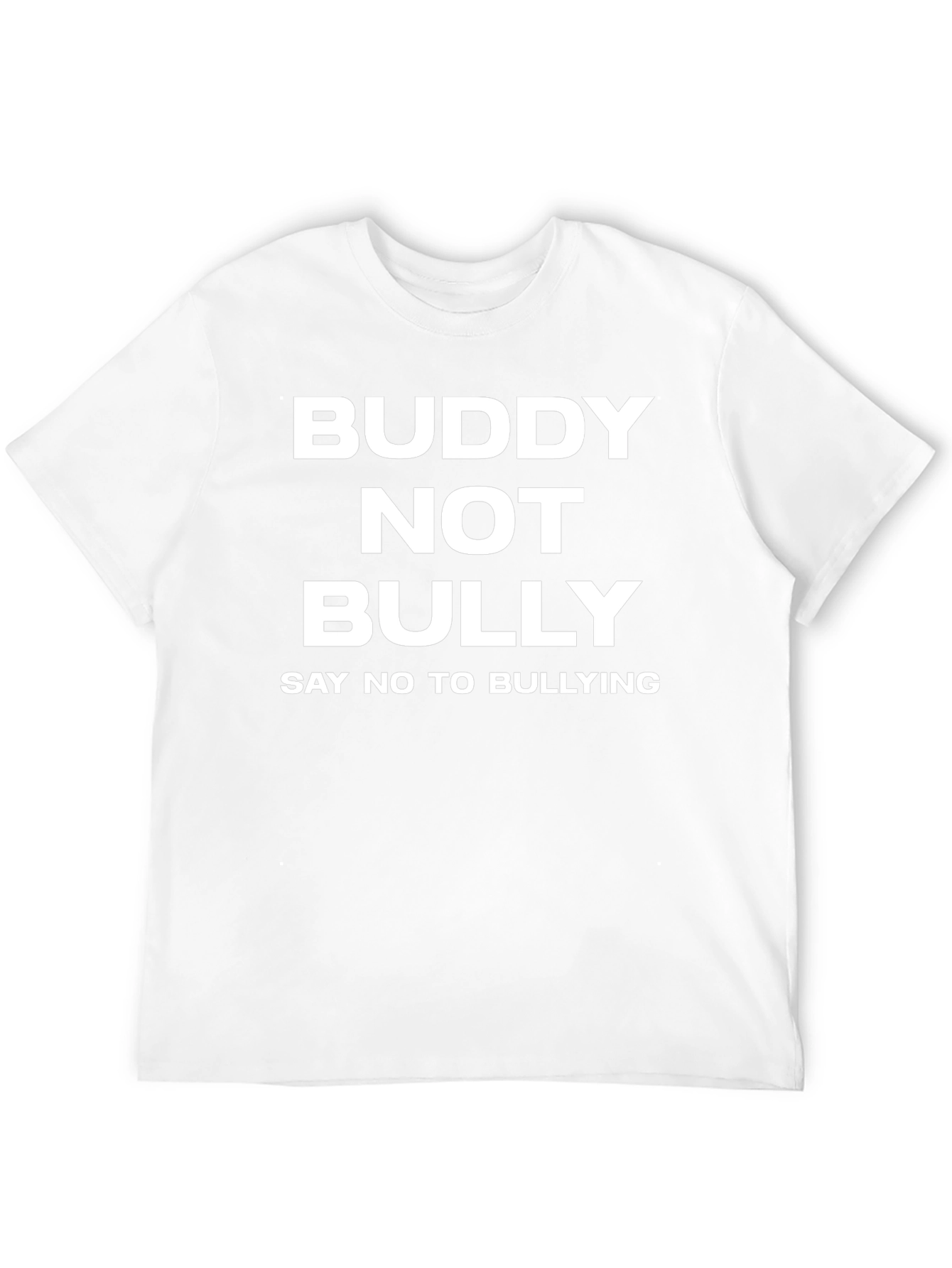 Buddy Not Bully Graphic Tee - Anti-Bullying T-Shirt