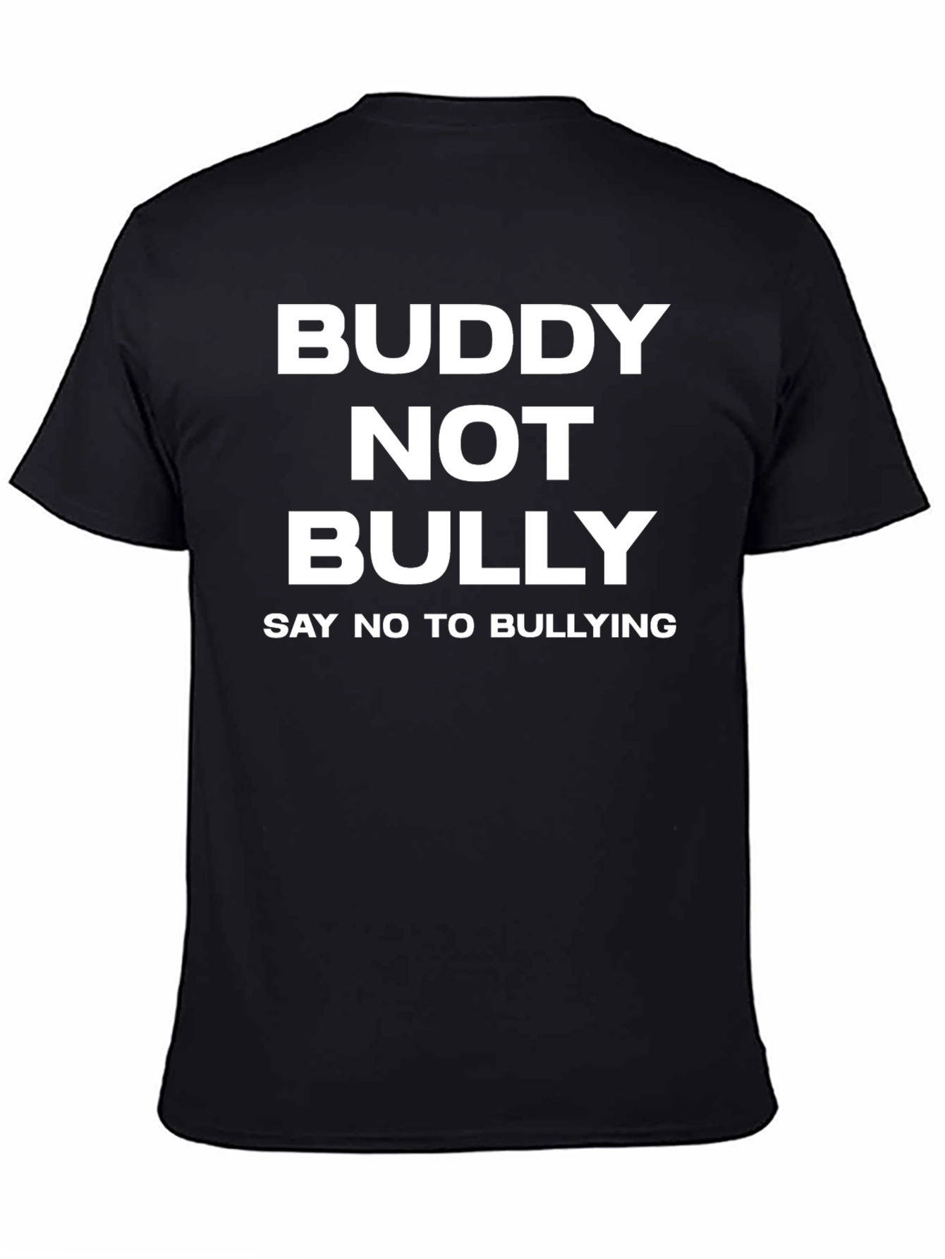 Buddy Not Bully Graphic Tee - Anti-Bullying T-Shirt