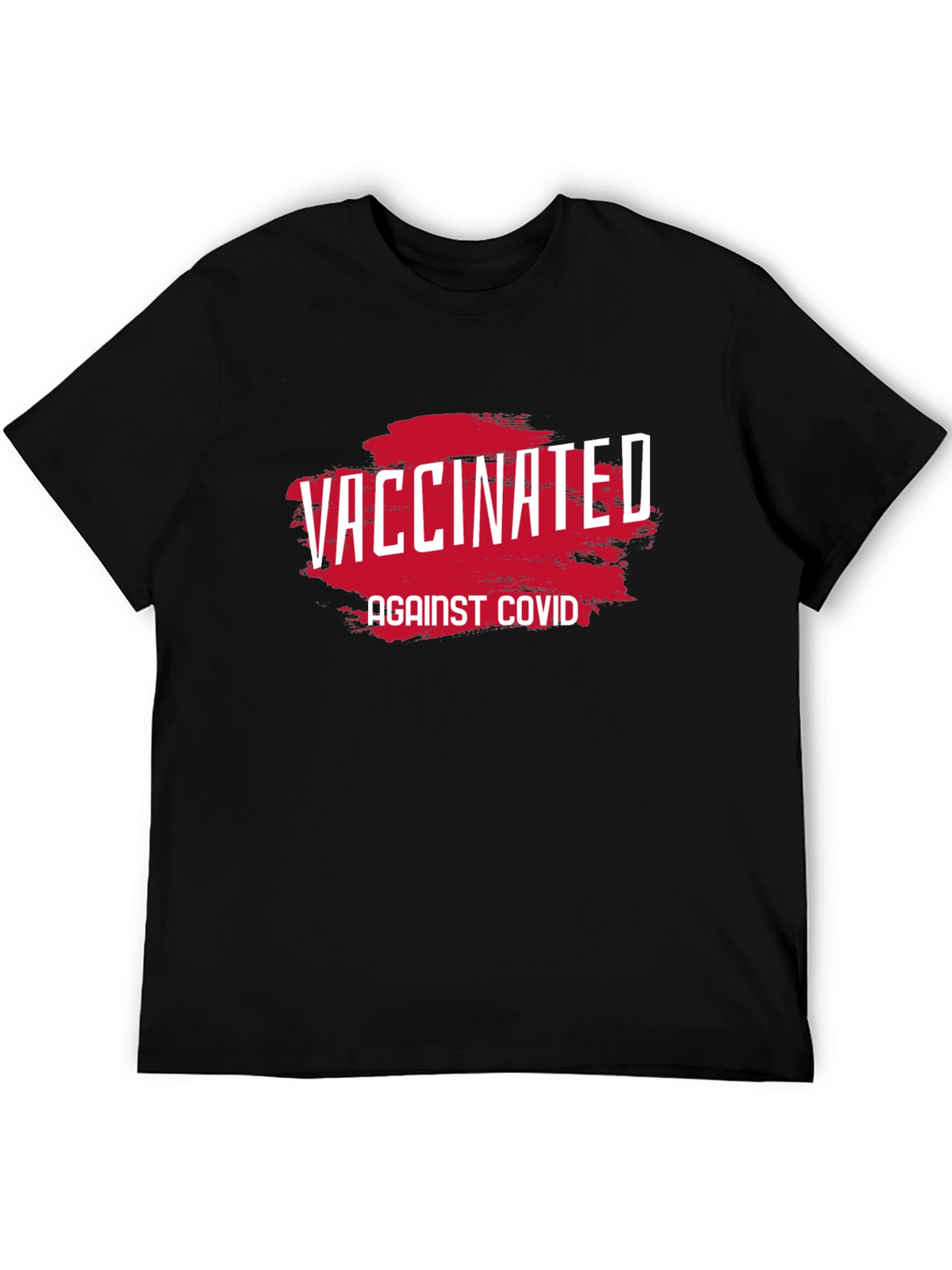 Vaccinated Against COVID T-Shirt - Black