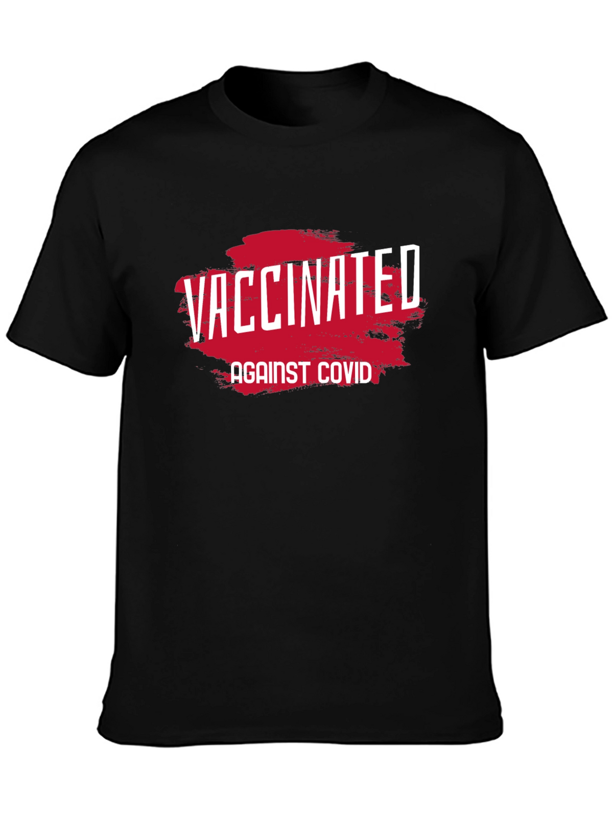 Vaccinated Against COVID T-Shirt - Black