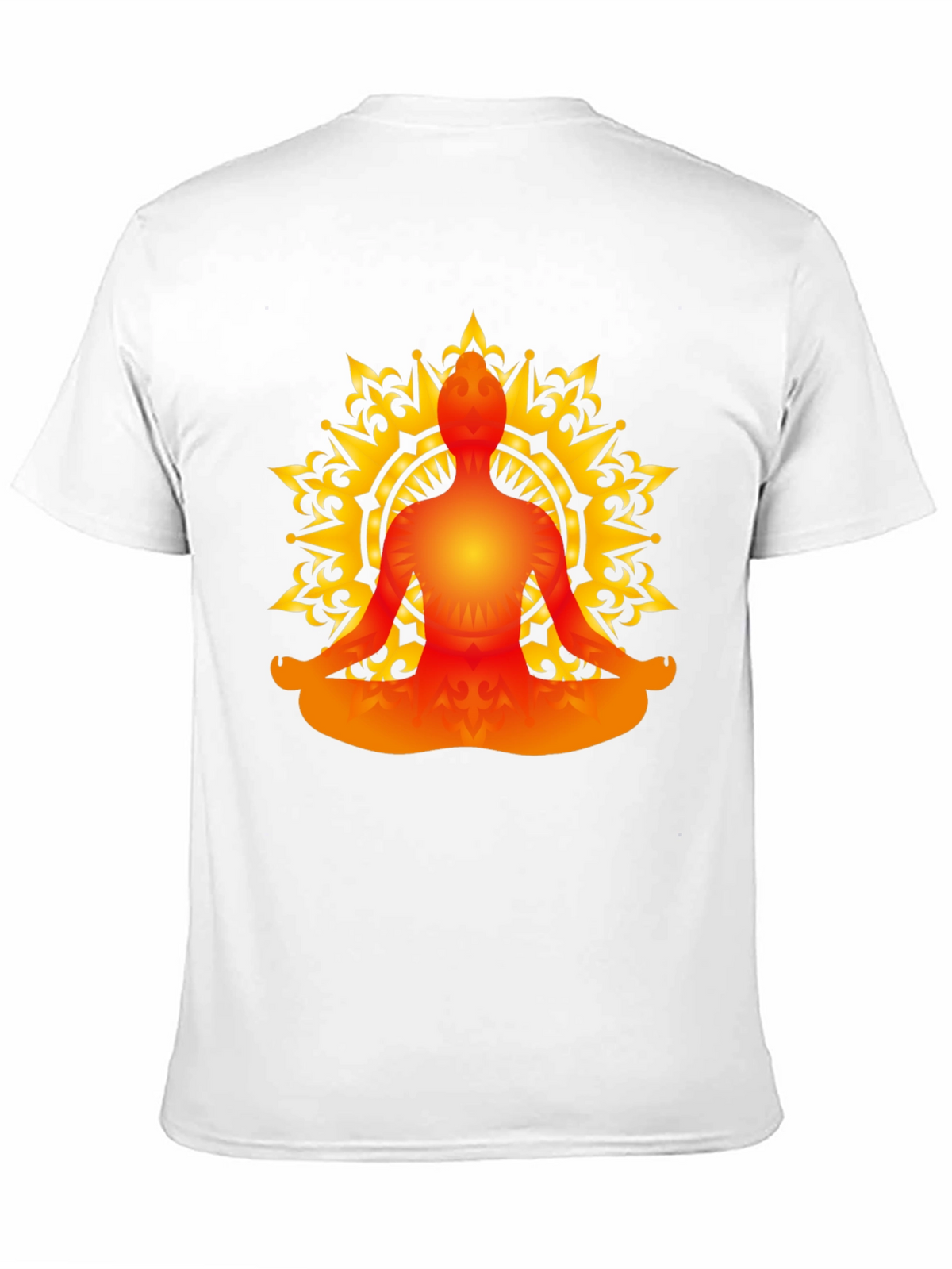 Meditative Mandala T-Shirt - Black