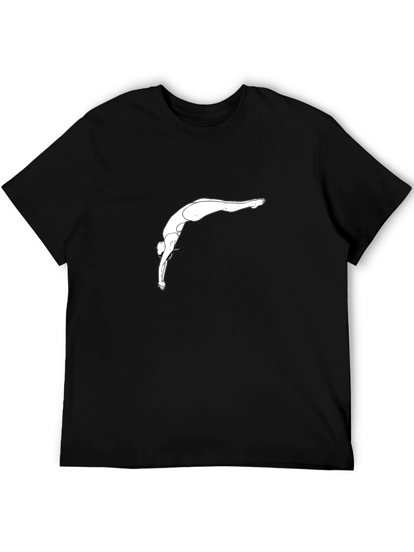 Diver Graphic Black T-Shirt