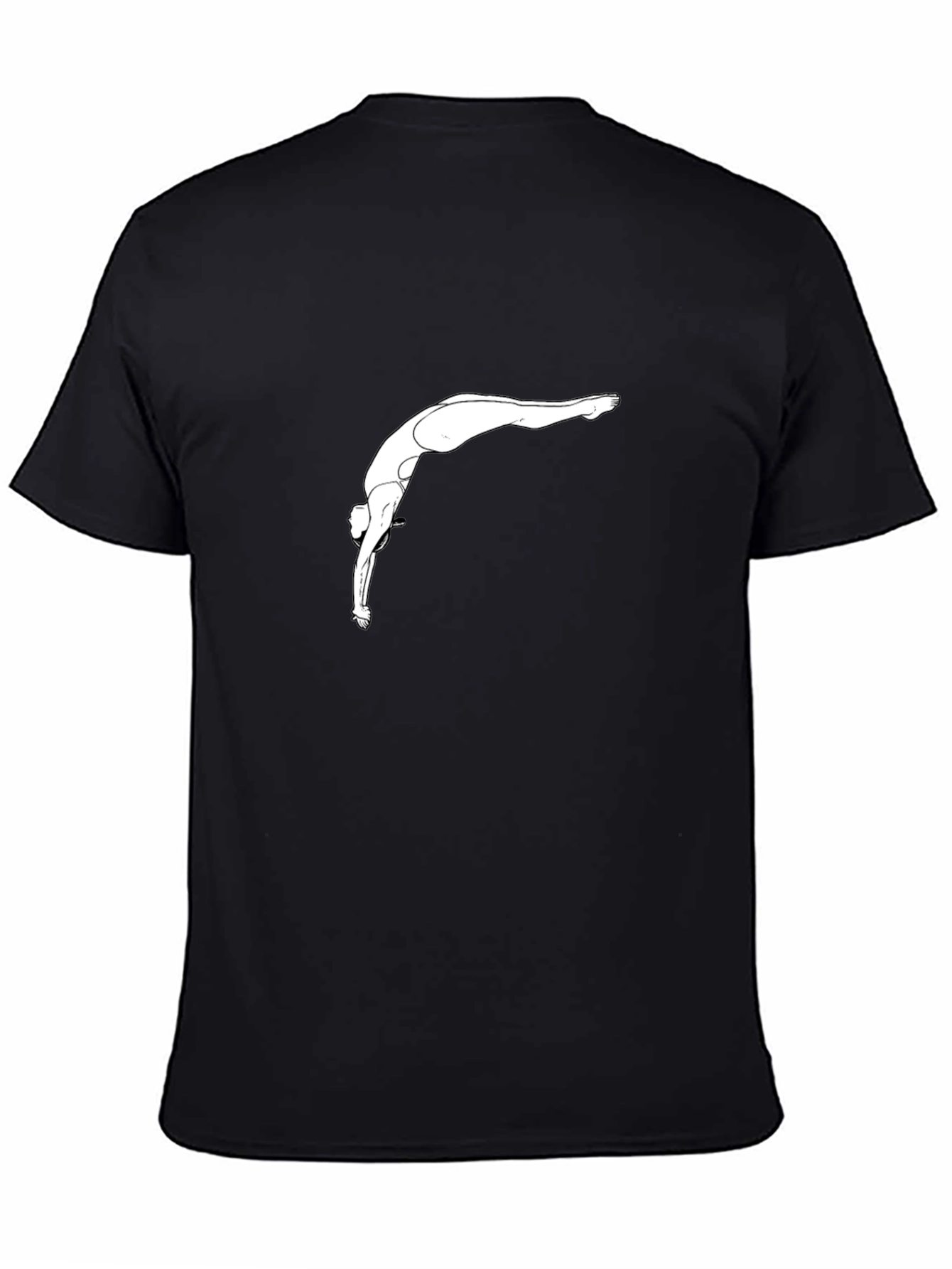 Diver Graphic Black T-Shirt