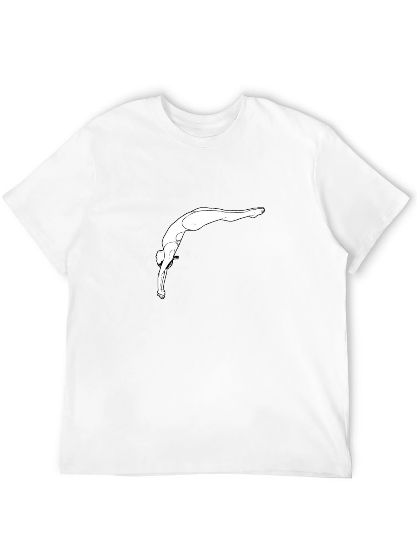 Diver Graphic Black T-Shirt