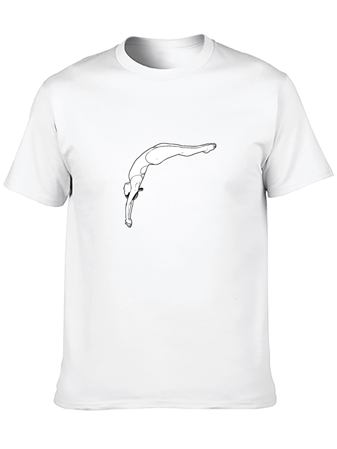 Diver Graphic Black T-Shirt