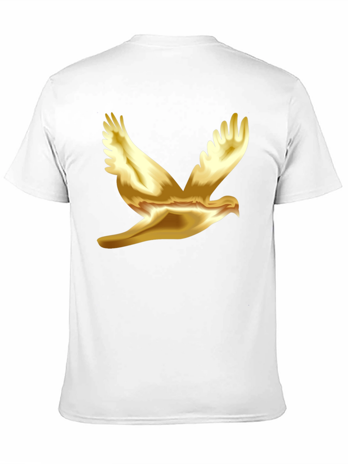Golden Dove Graphic Black T-Shirt