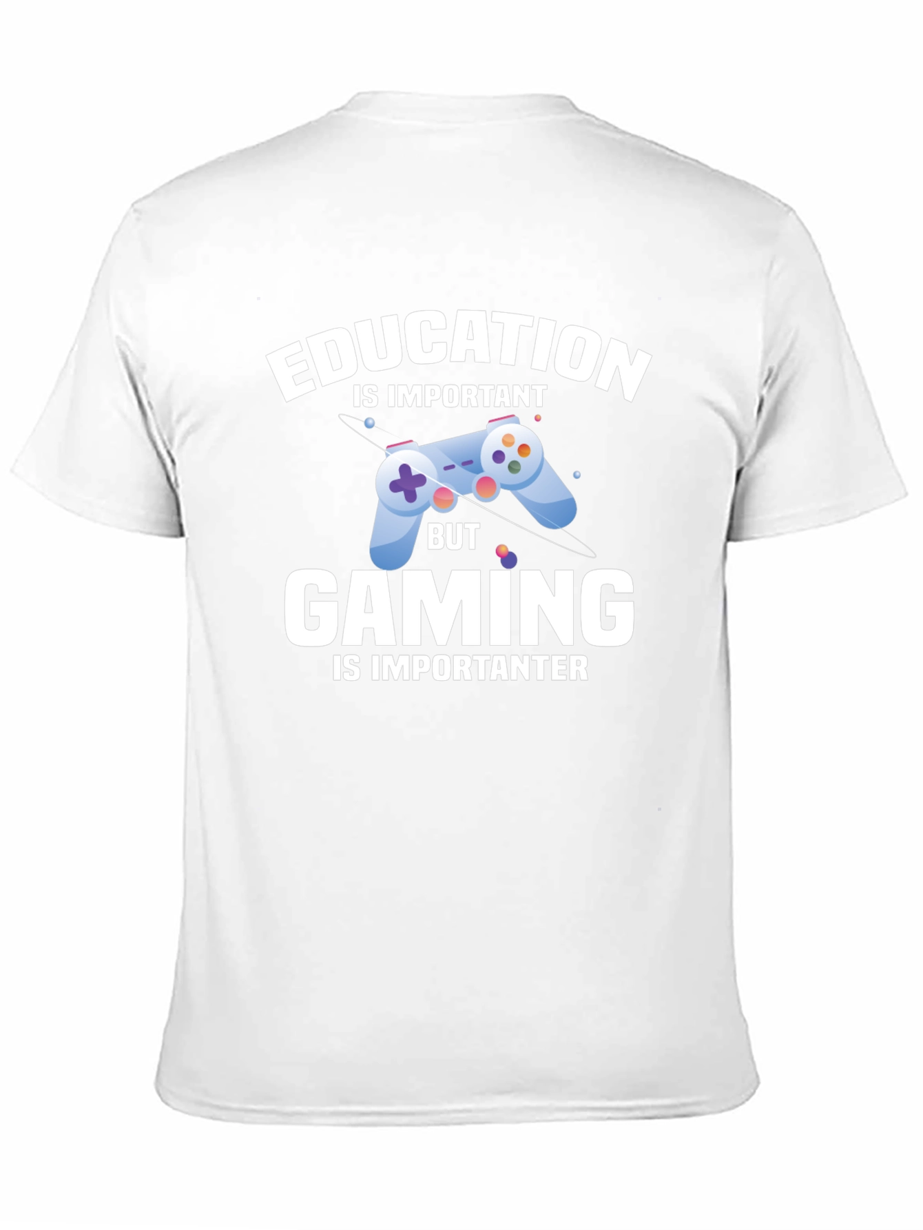 Education vs. Gaming Funny T-Shirt