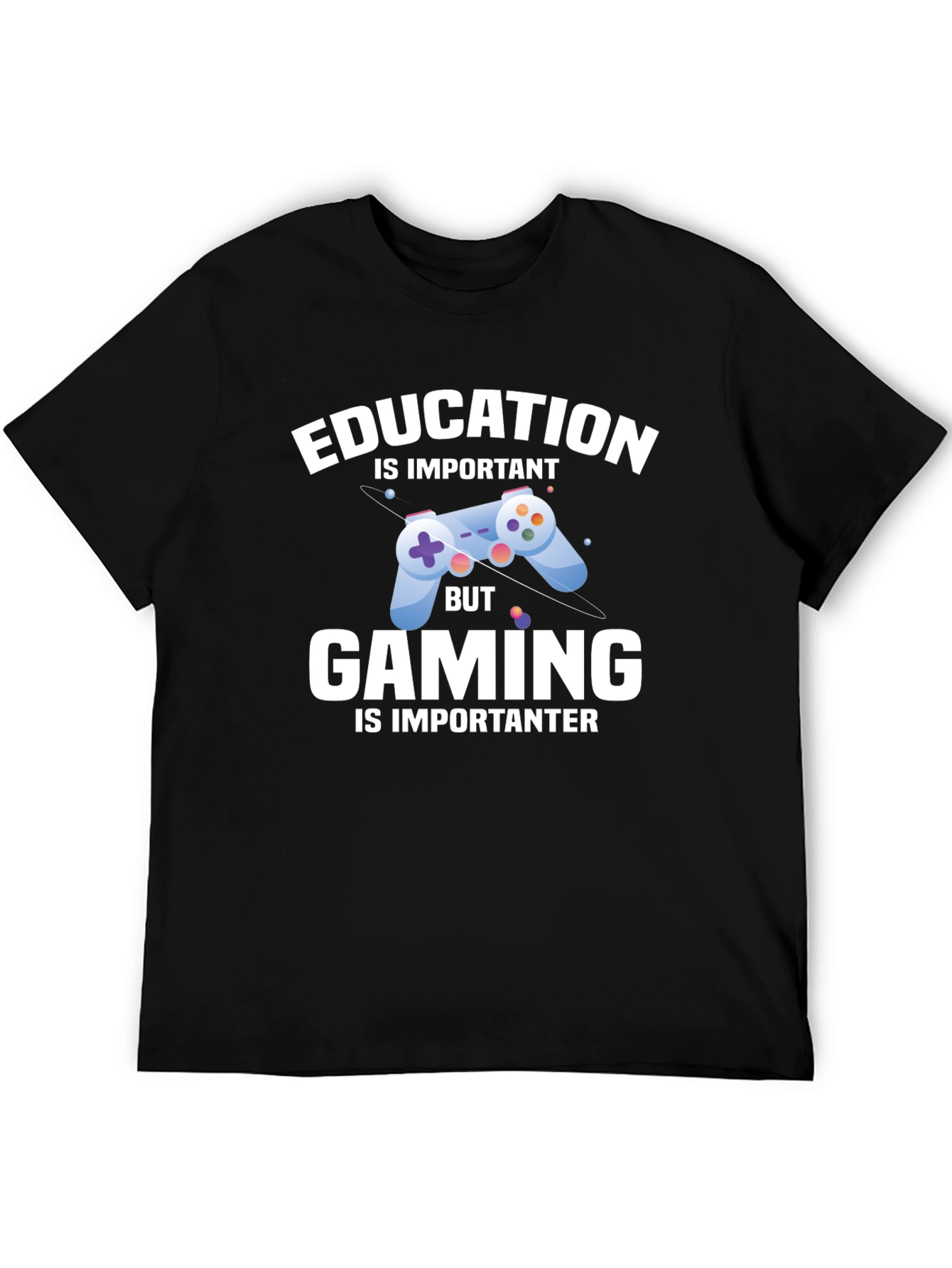 Education vs. Gaming Funny T-Shirt