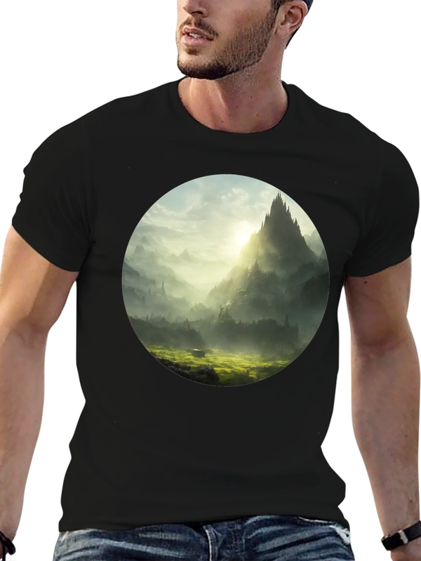 Fantasy Landscape Graphic Tee