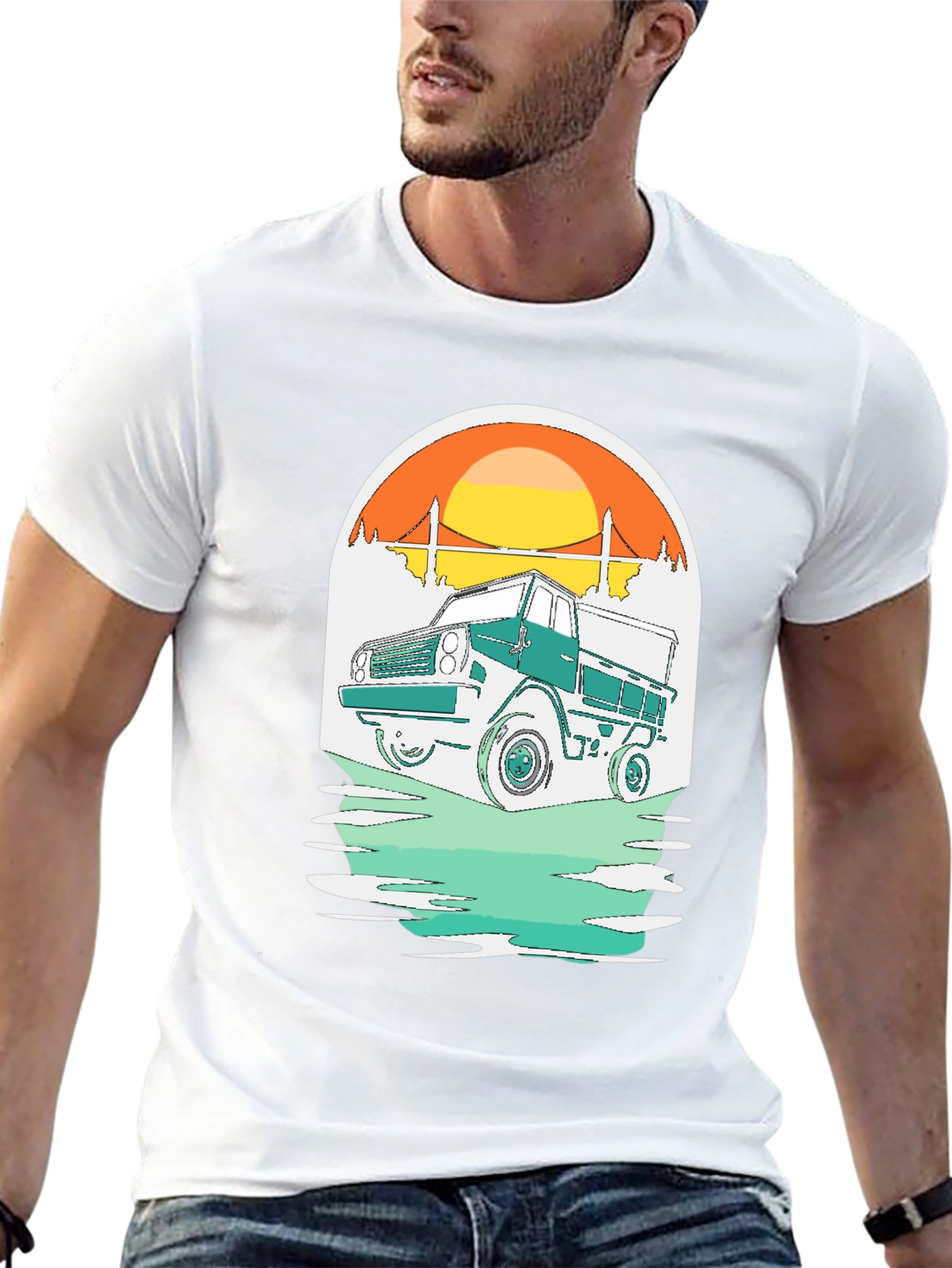 Retro Truck T-Shirt - Adventure Awaits!