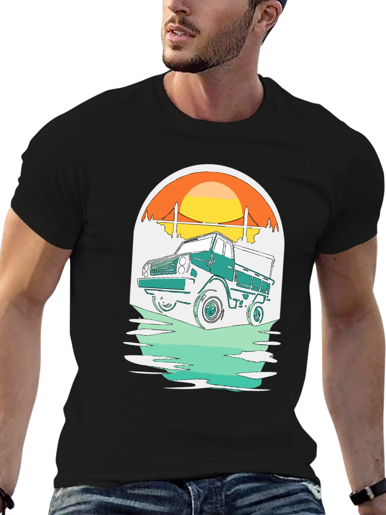 Retro Truck T-Shirt - Adventure Awaits!