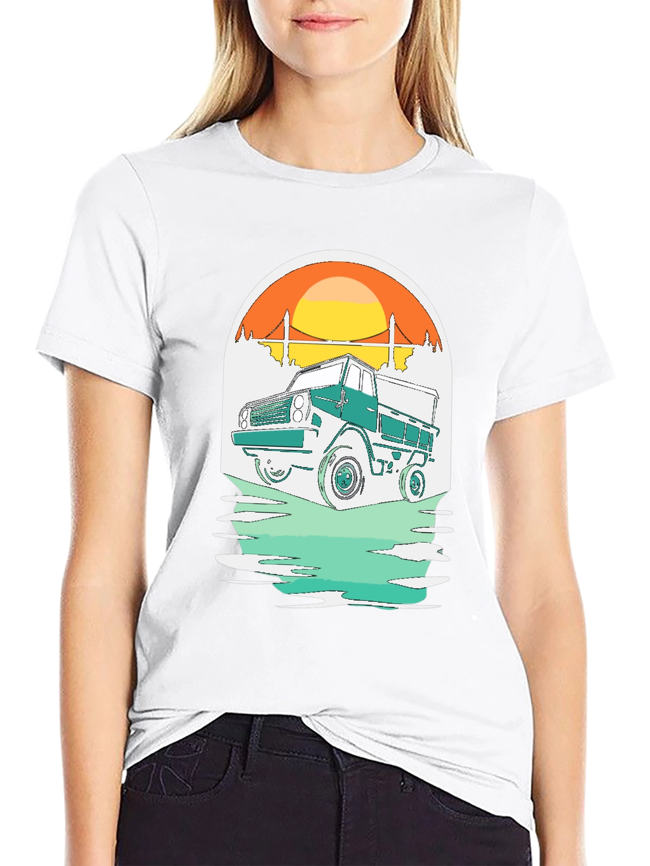 Retro Truck T-Shirt - Adventure Awaits!