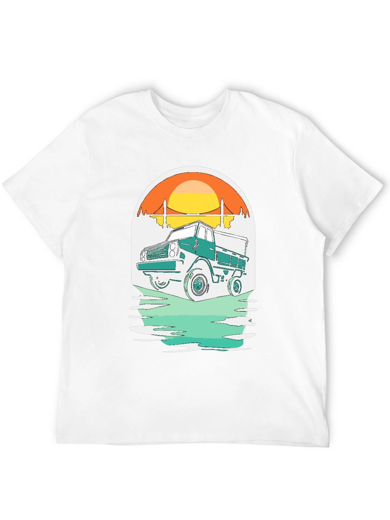 Retro Truck T-Shirt - Adventure Awaits!