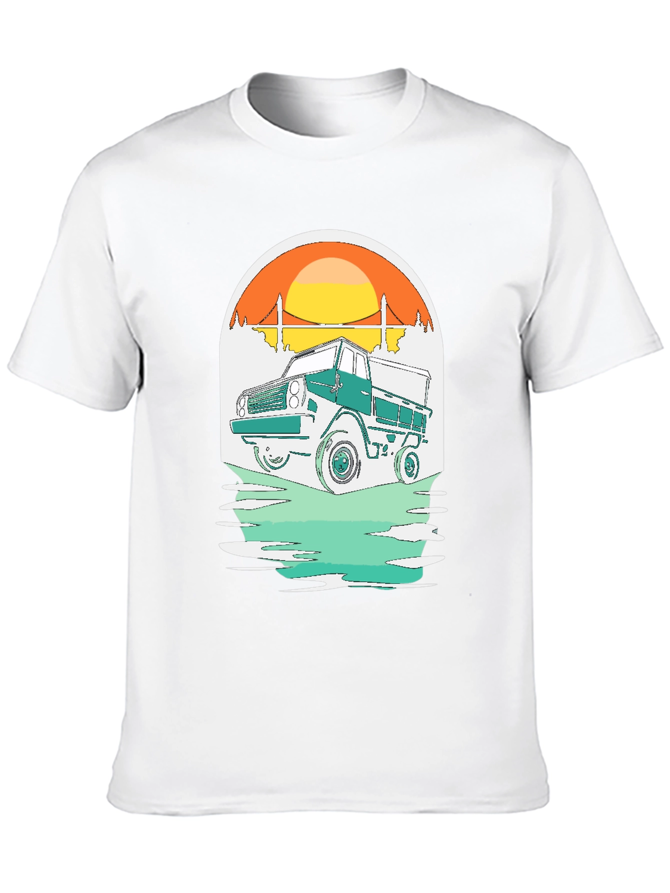 Retro Truck T-Shirt - Adventure Awaits!