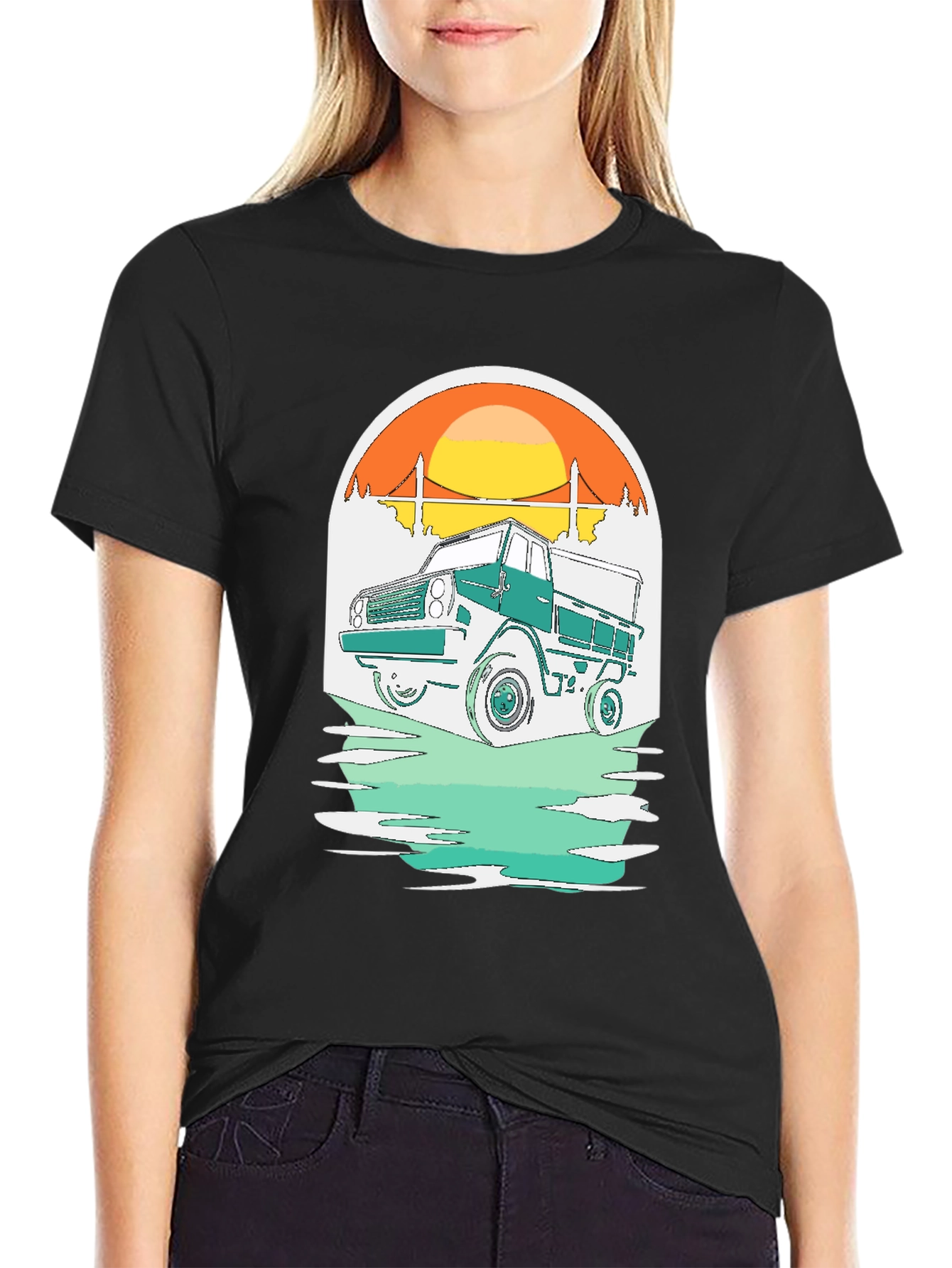Retro Truck T-Shirt - Adventure Awaits!