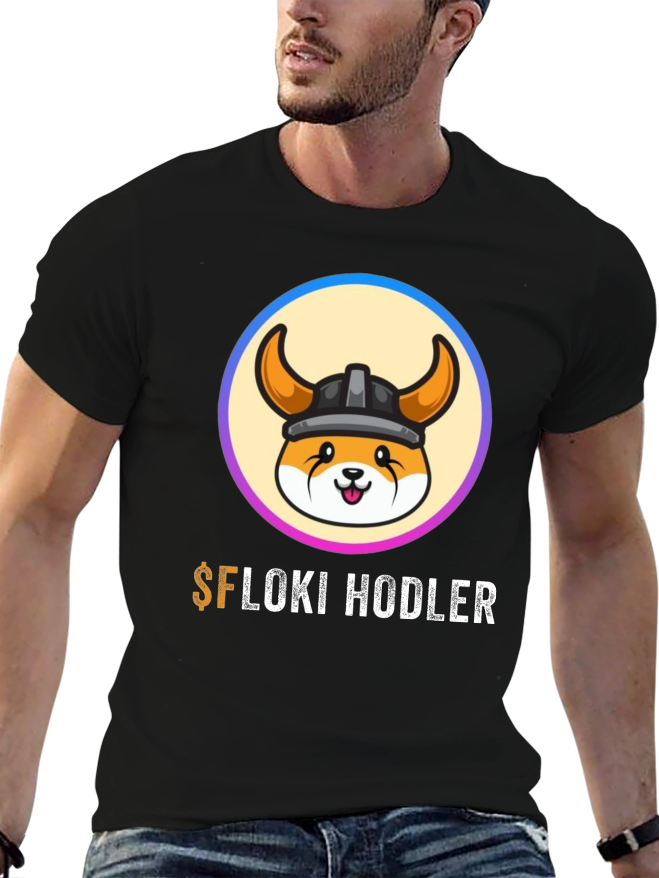 Floki Hodler Black T-Shirt