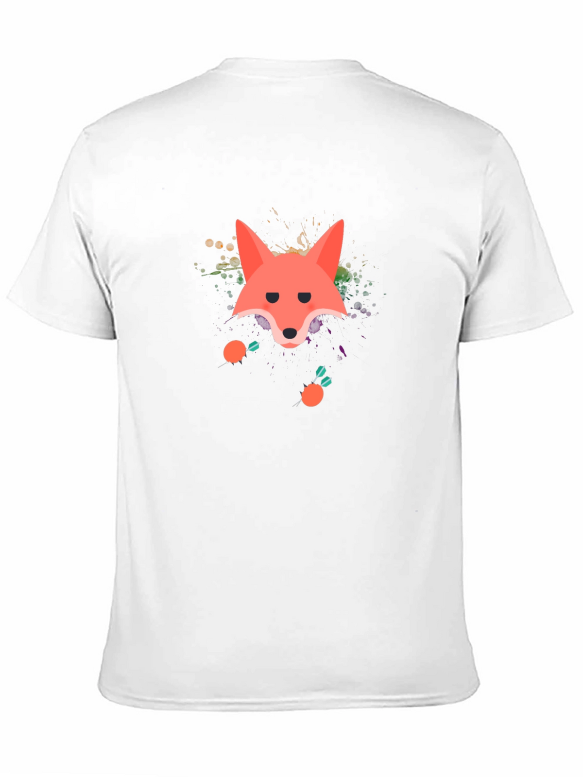Fox Graphic Black T-Shirt - Fun Stylish Tee