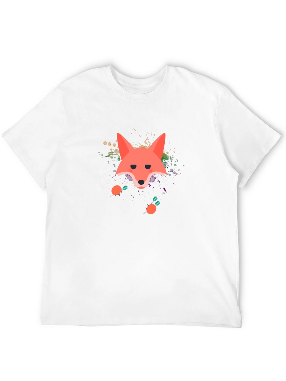 Fox Graphic Black T-Shirt - Fun Stylish Tee