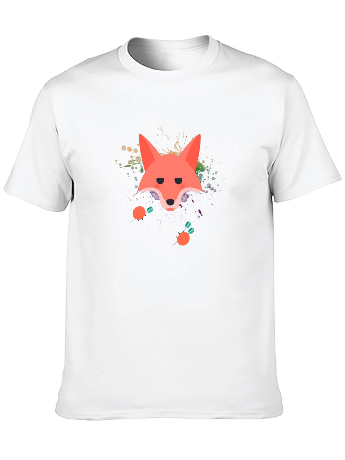 Fox Graphic Black T-Shirt - Fun Stylish Tee