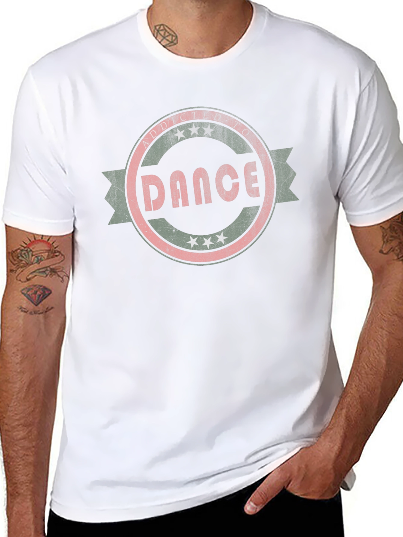 Dance Addicted T-Shirt - Retro Design