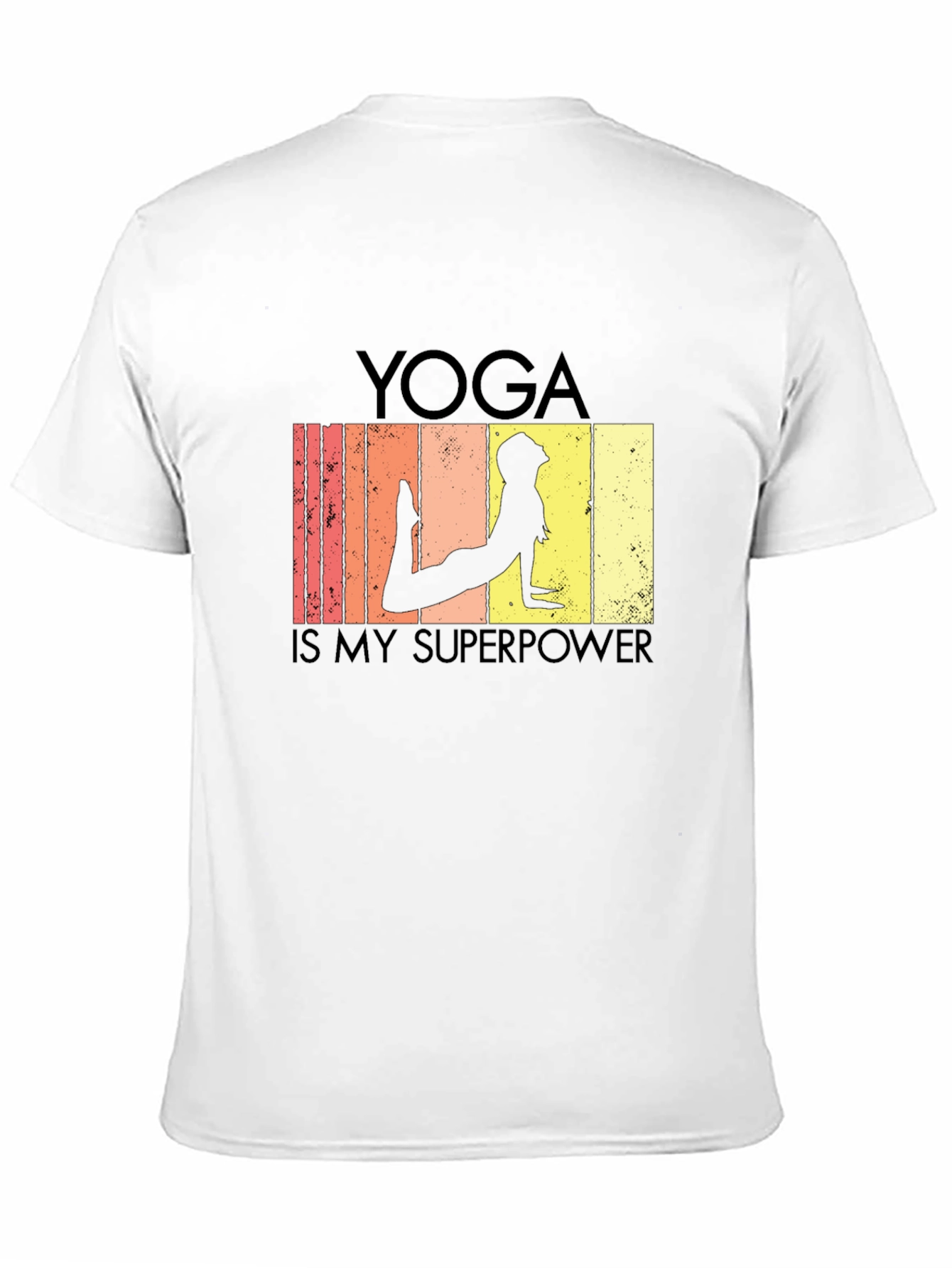 Yoga is My Superpower Black T-Shirt