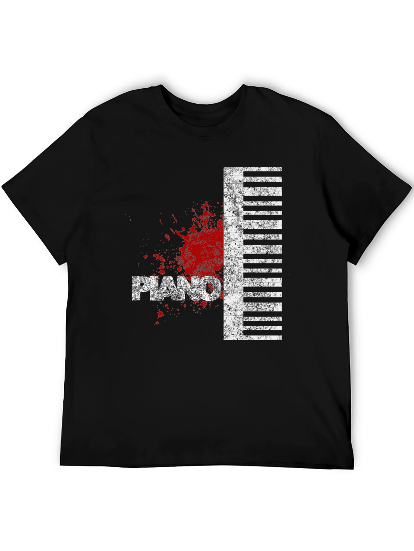 Piano Keys Graphic T-Shirt