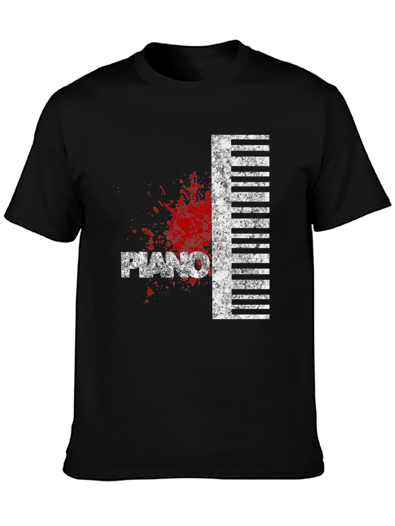 Piano Keys Graphic T-Shirt