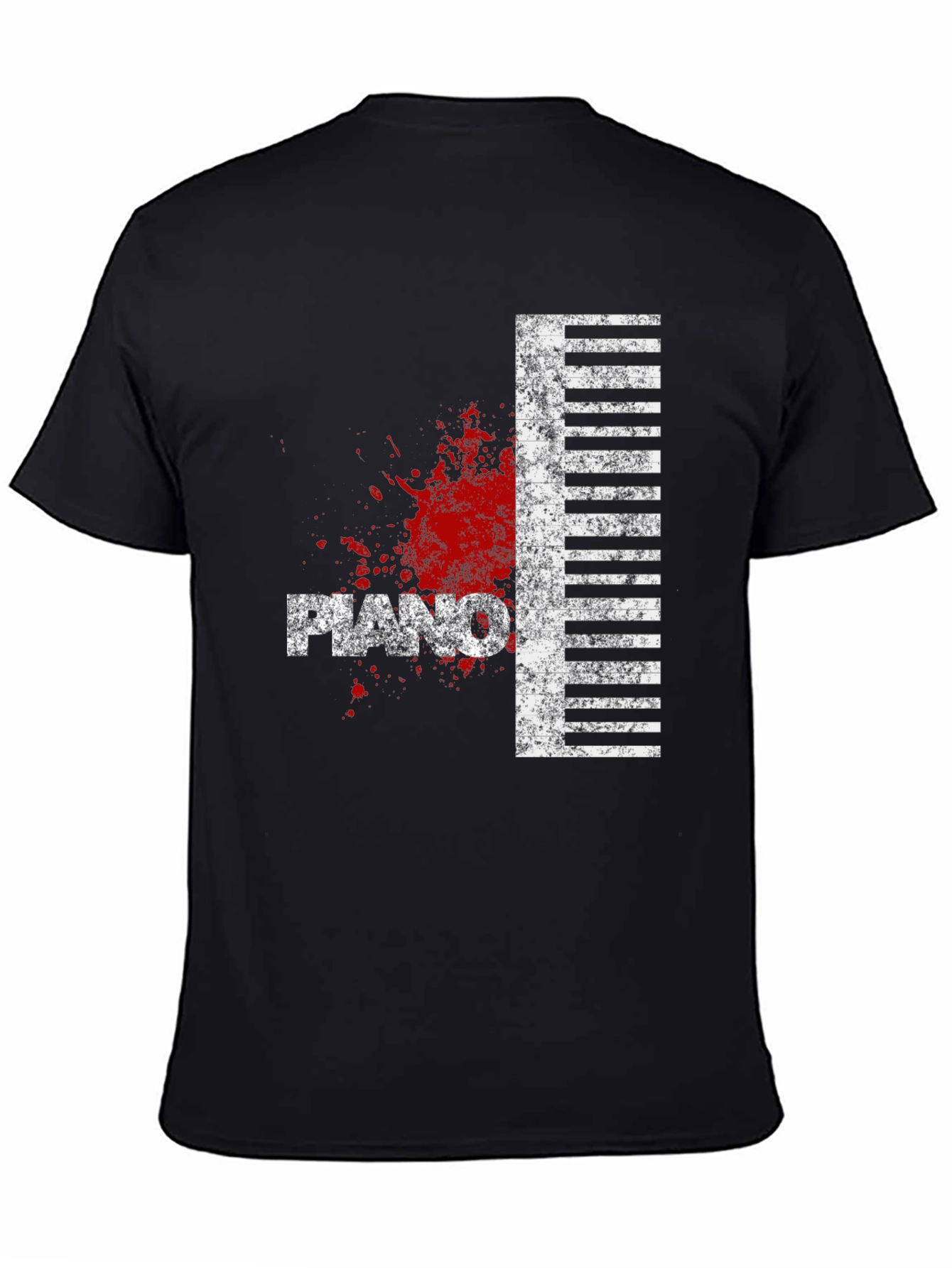 Piano Keys Graphic T-Shirt