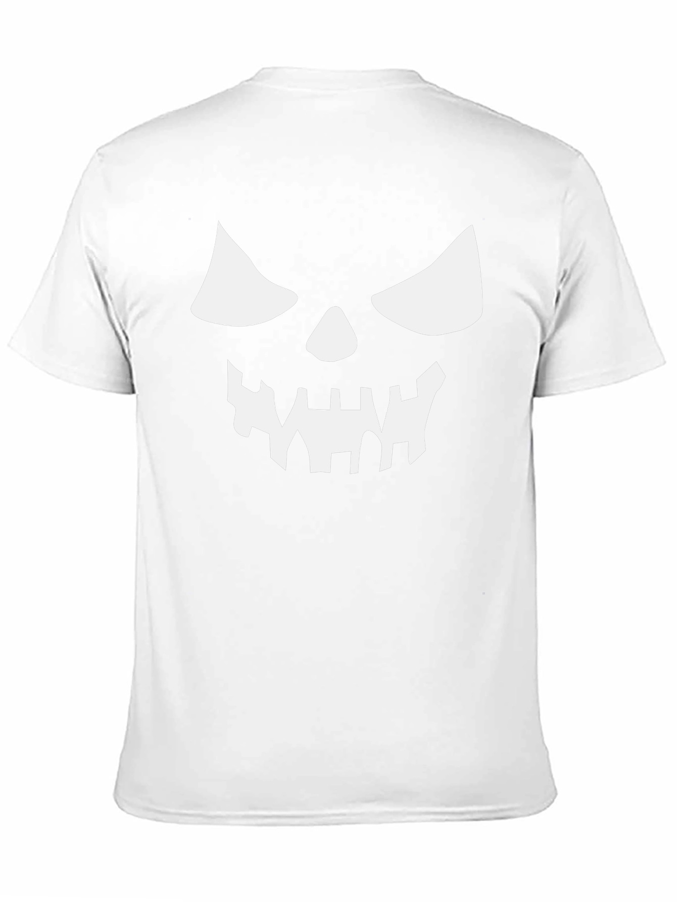 Spooky Jack-O-Lantern Face Black T-Shirt