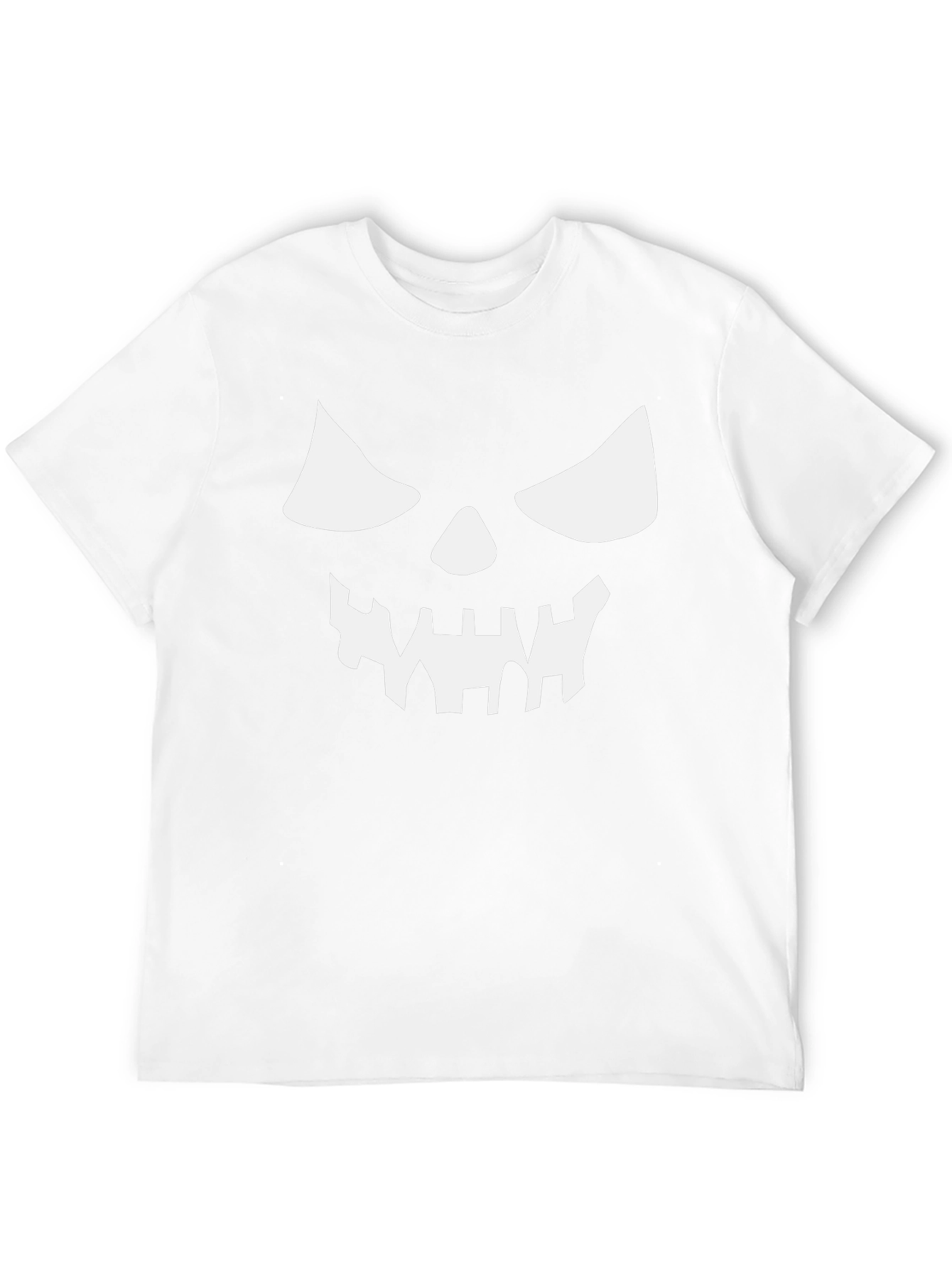 Spooky Jack-O-Lantern Face Black T-Shirt