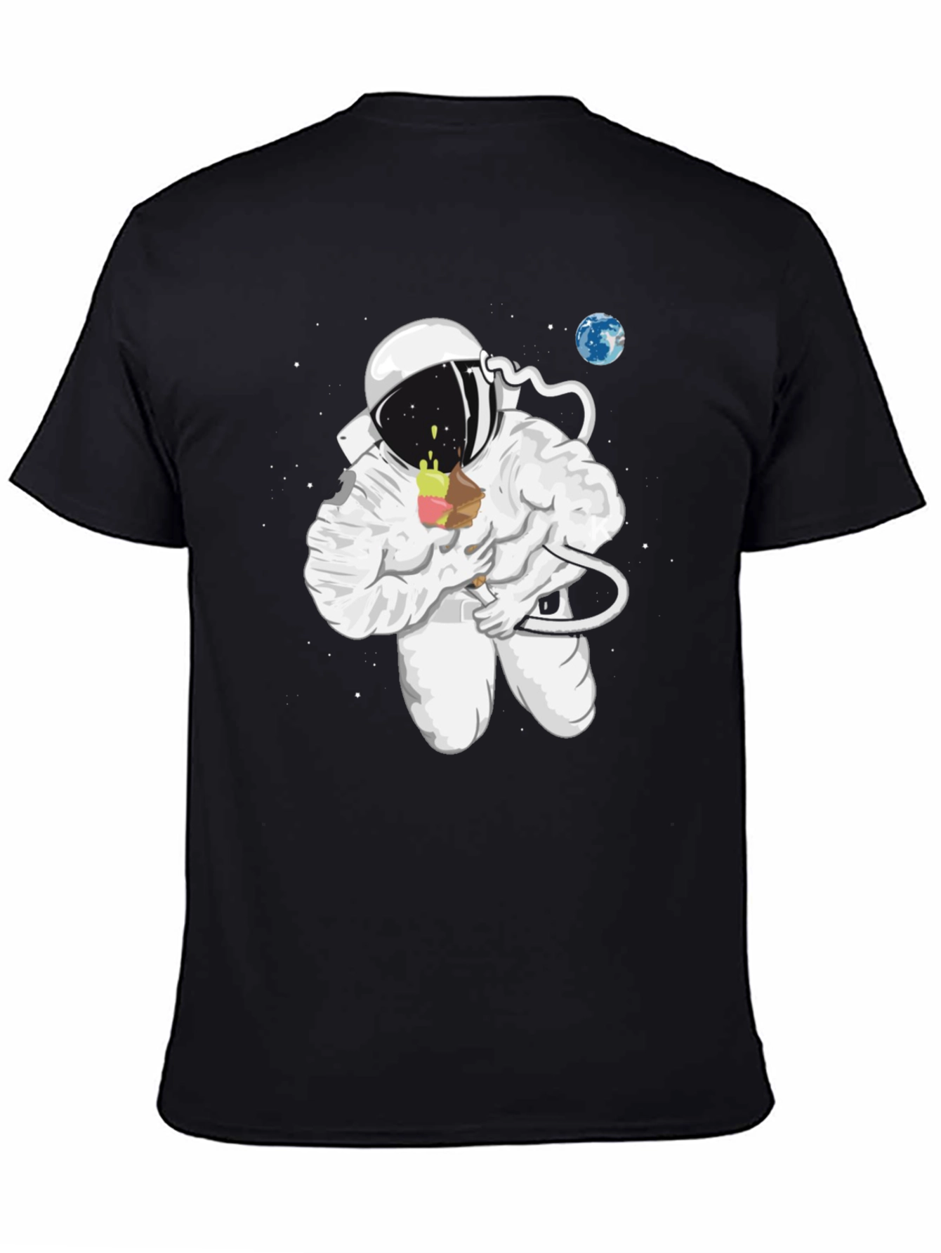 Astronaut Ice Cream T-Shirt - Cool Space Design!