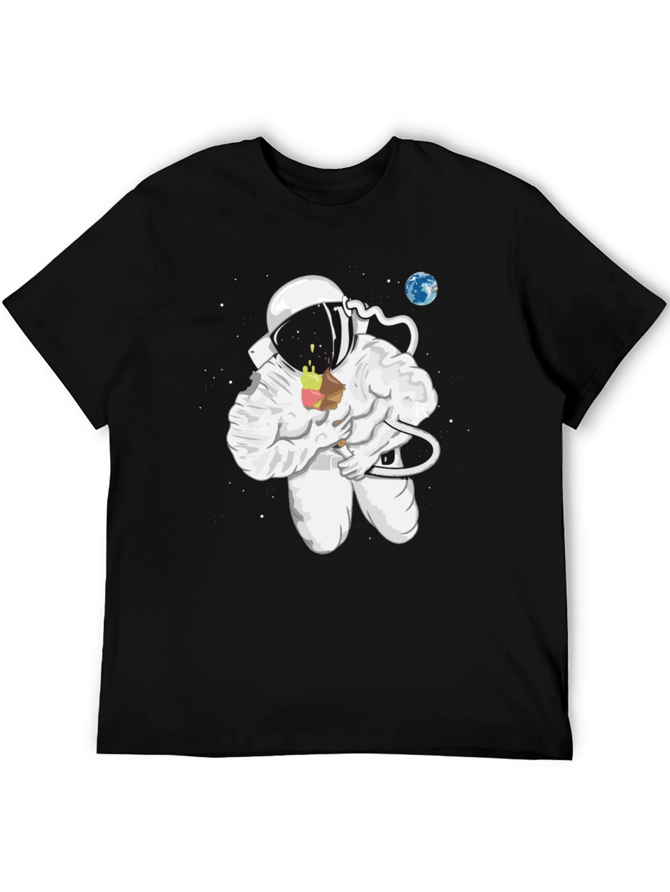 Astronaut Ice Cream T-Shirt - Cool Space Design!