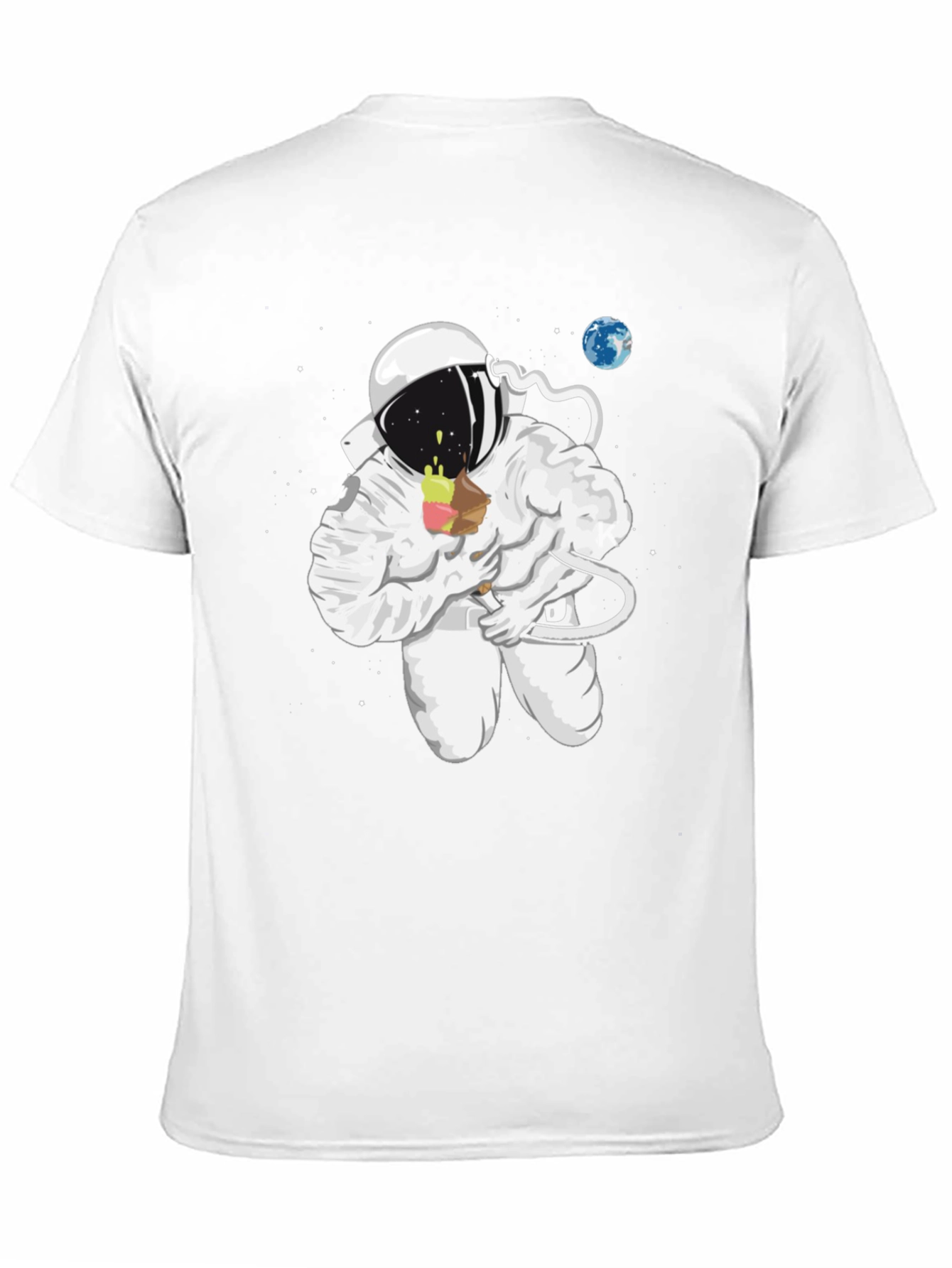 Astronaut Ice Cream T-Shirt - Cool Space Design!