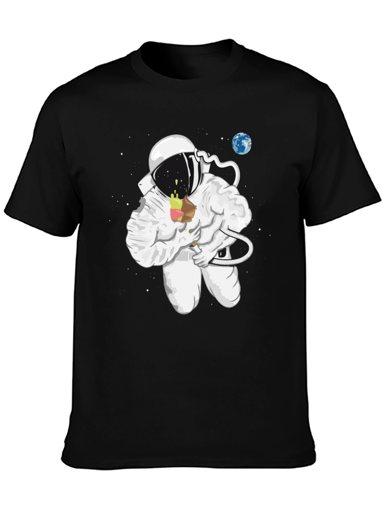 Astronaut Ice Cream T-Shirt - Cool Space Design!