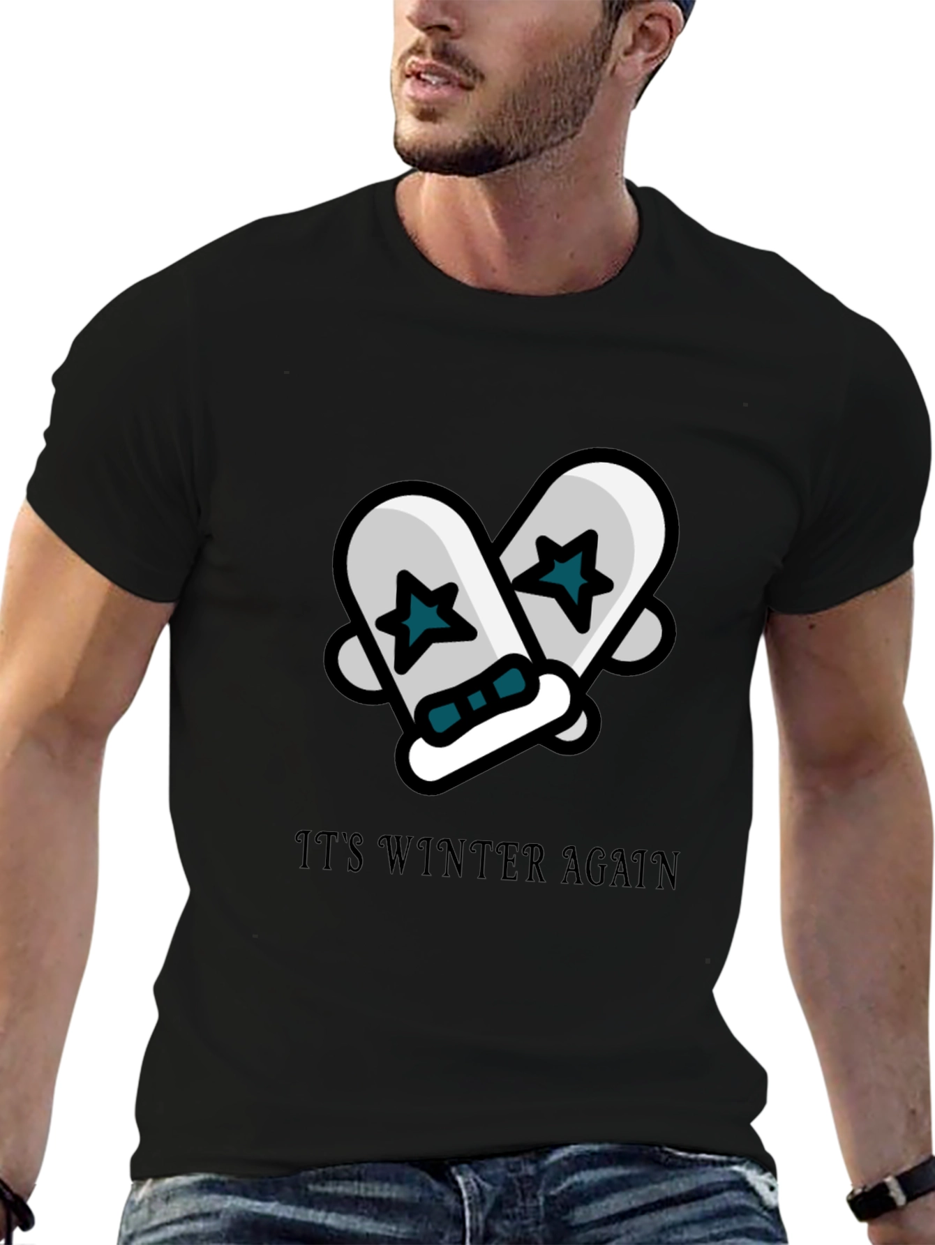 Winter Again Mittens Graphic Tee