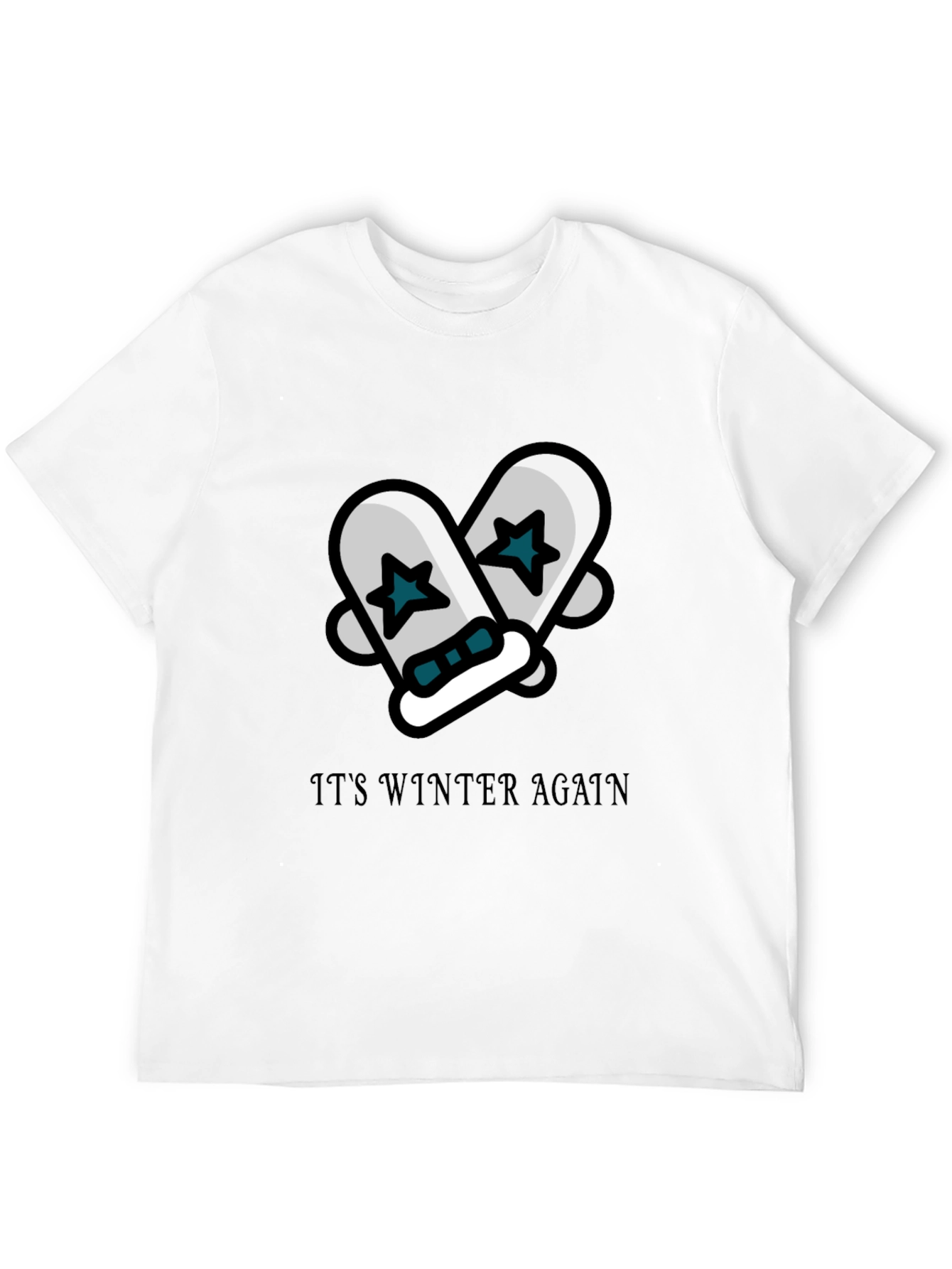 Winter Again Mittens Graphic Tee