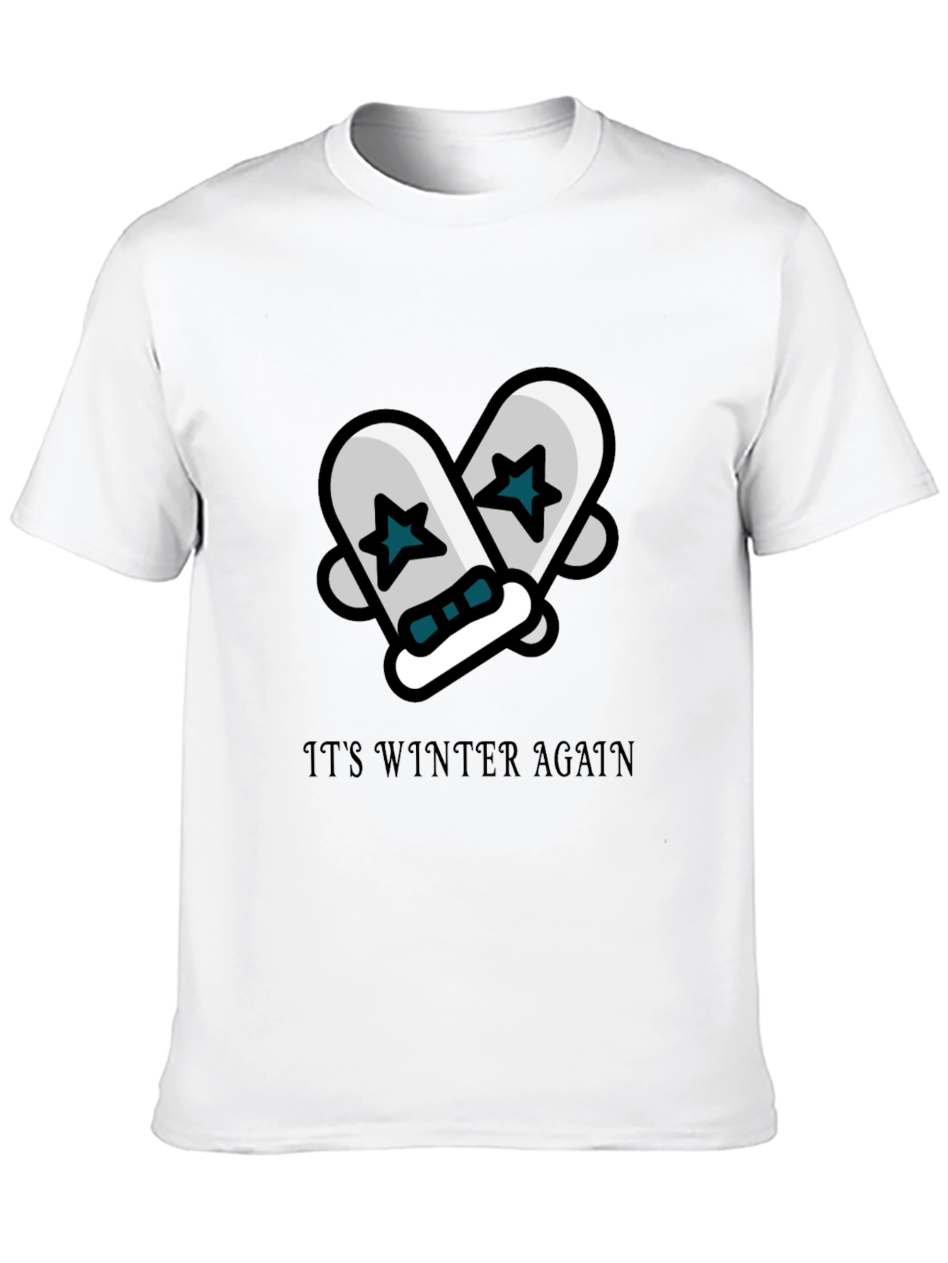 Winter Again Mittens Graphic Tee