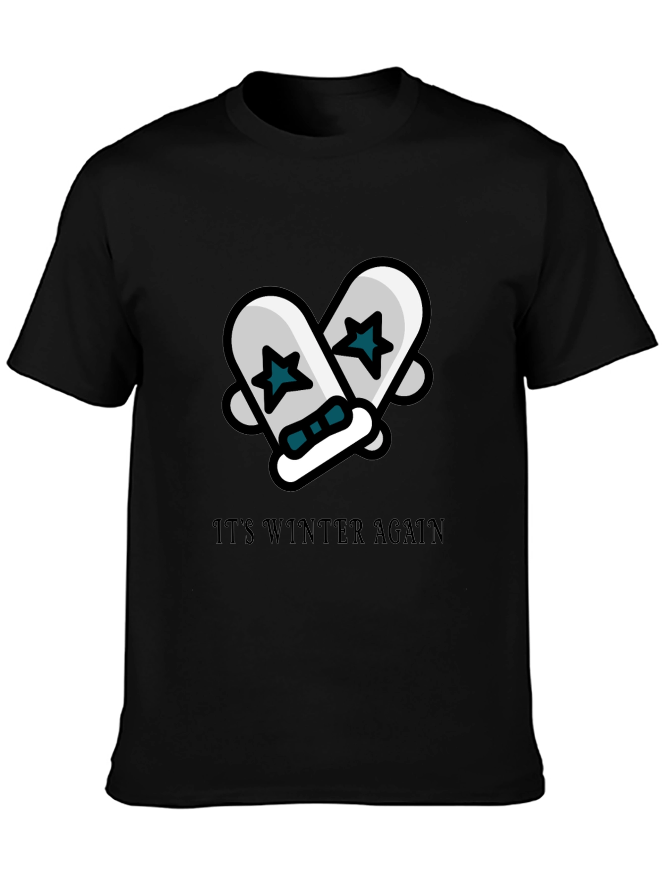 Winter Again Mittens Graphic Tee