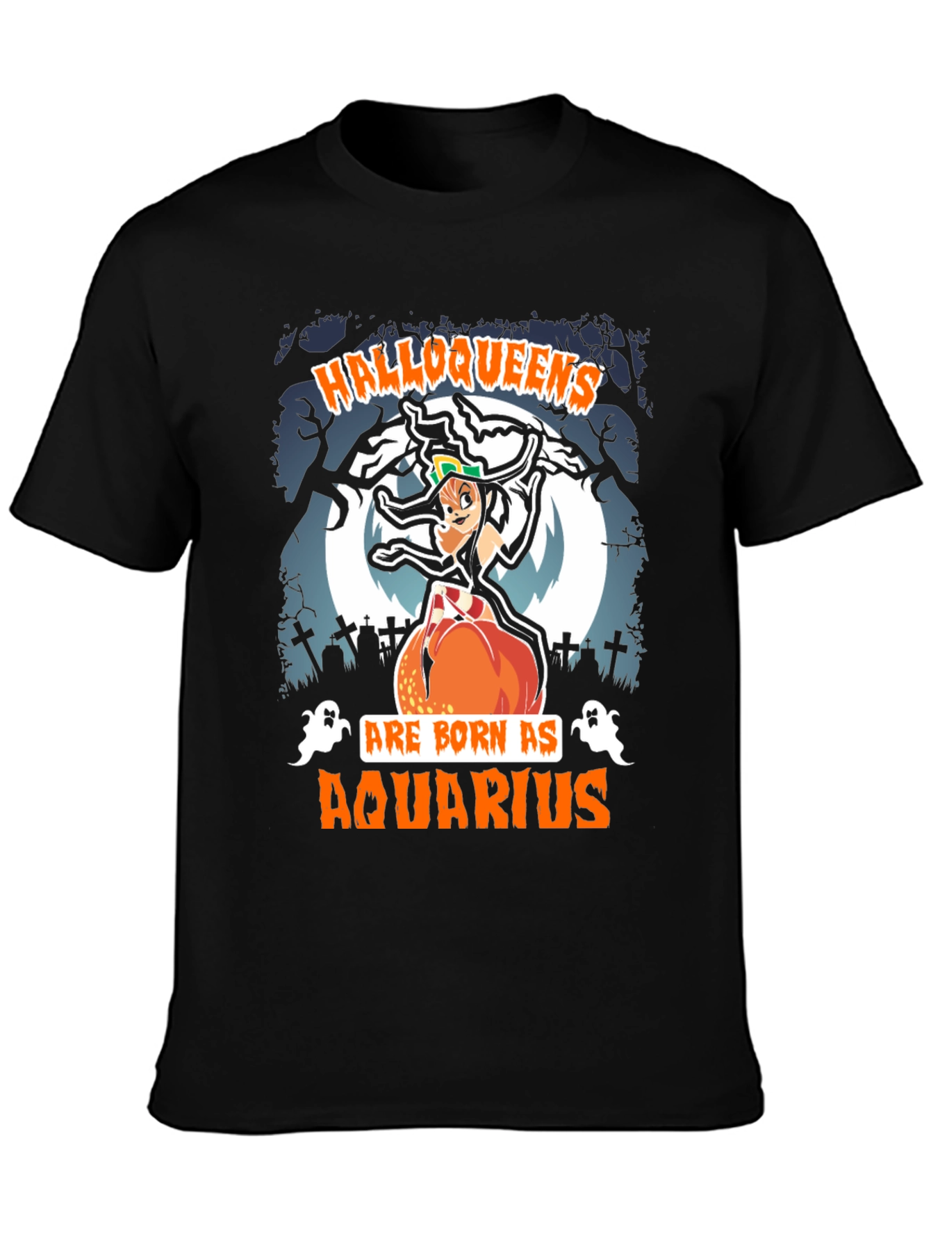 Halloqueens Aquarius Halloween T-Shirt