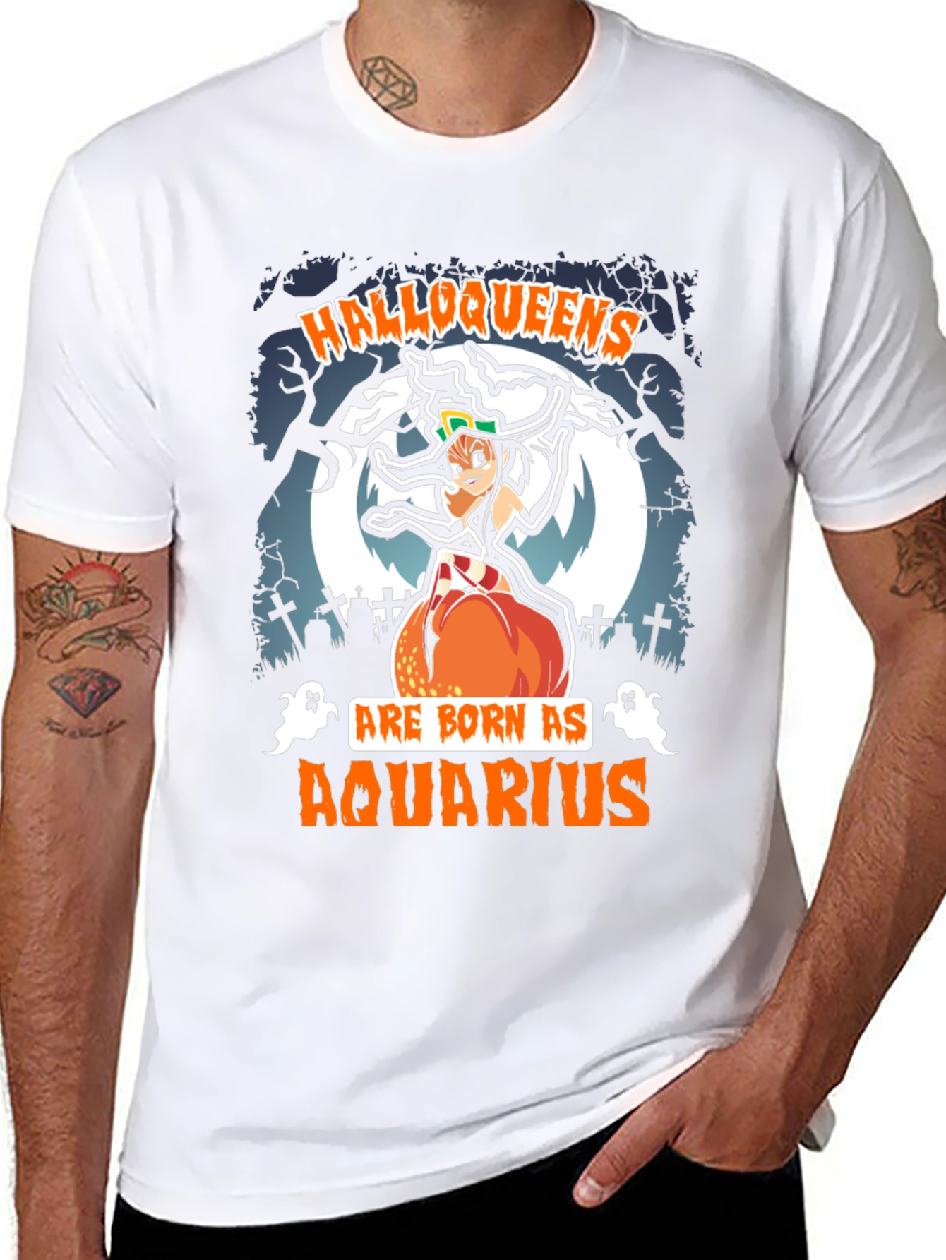 Halloqueens Aquarius Halloween T-Shirt