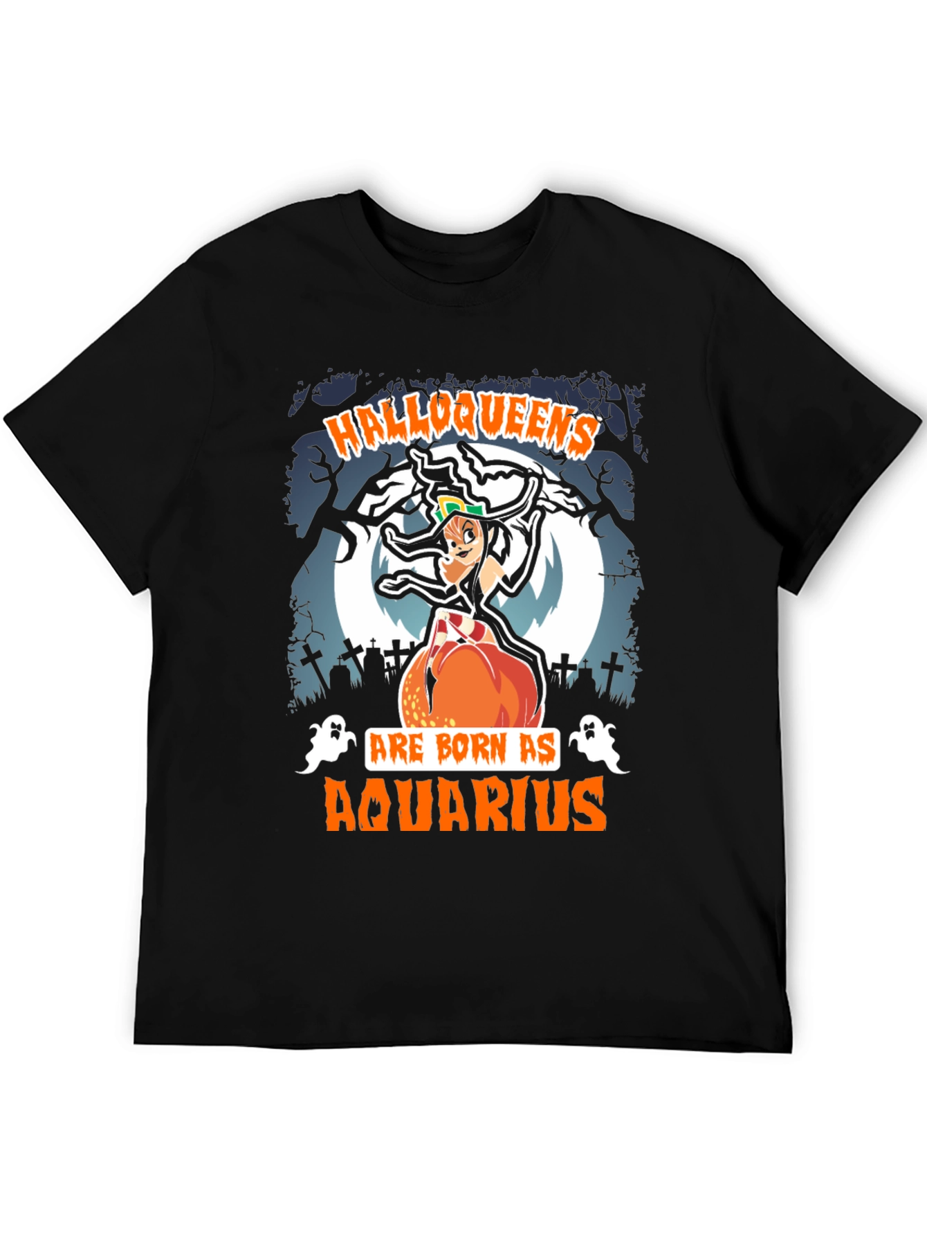 Halloqueens Aquarius Halloween T-Shirt