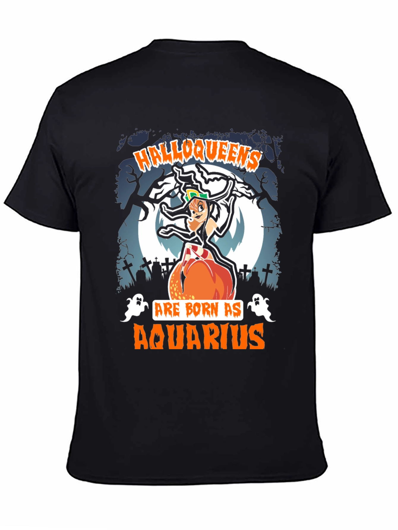 Halloqueens Aquarius Halloween T-Shirt