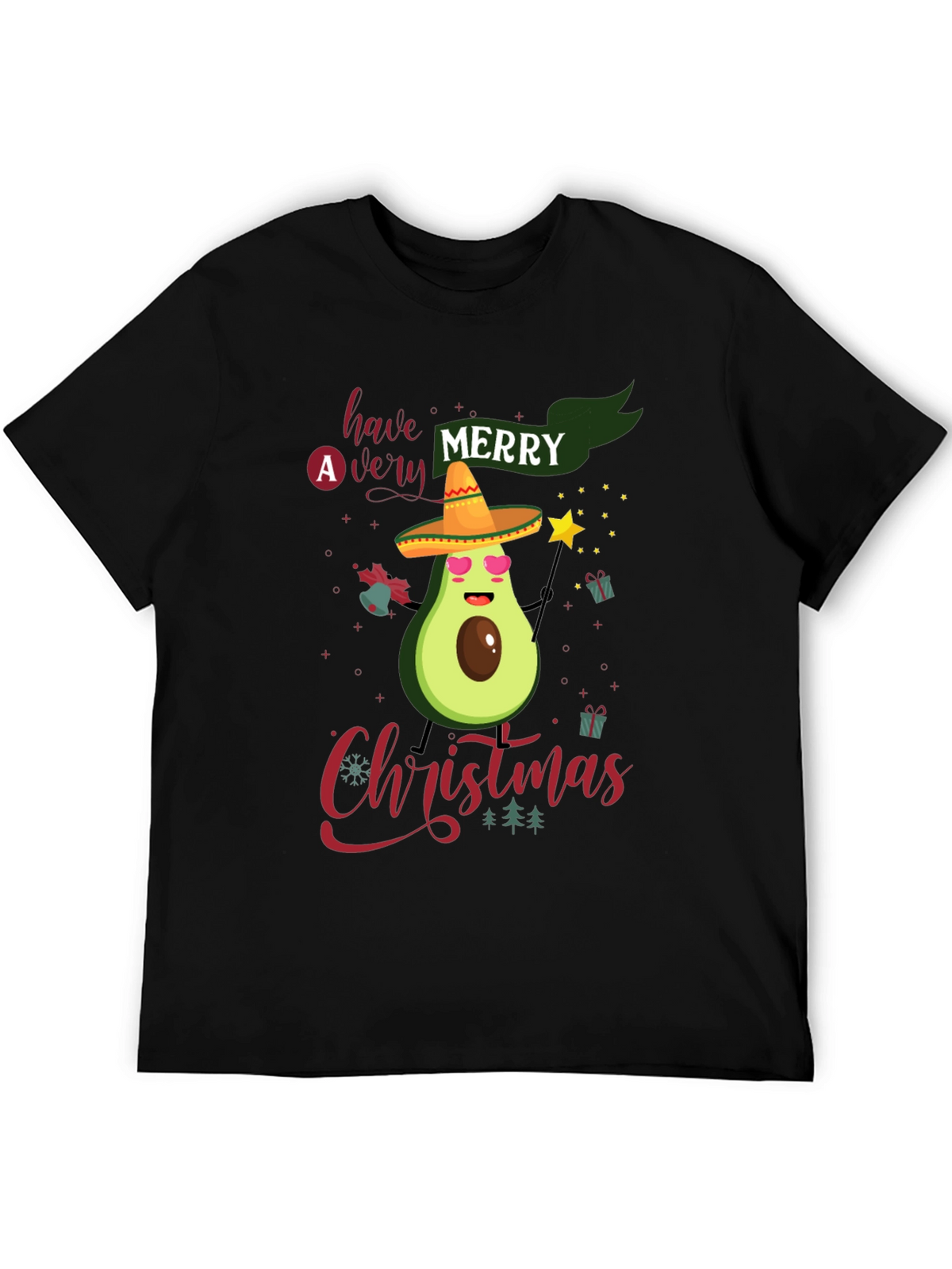 Merry Christmas Avocado T-Shirt