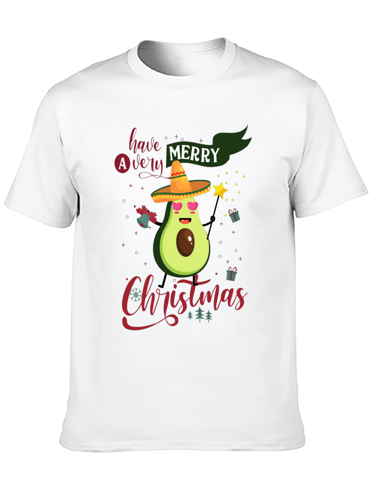 Merry Christmas Avocado T-Shirt